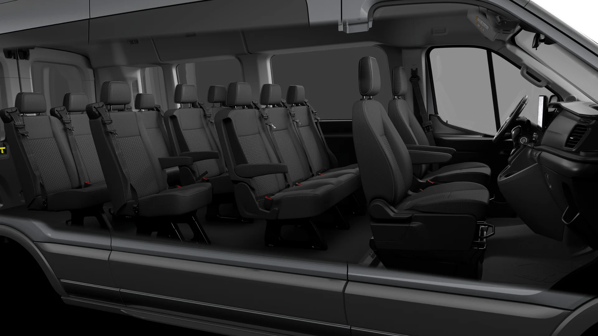 New 2027 Carbonized Gray Metallic Ford Passenger Van XLT image 27