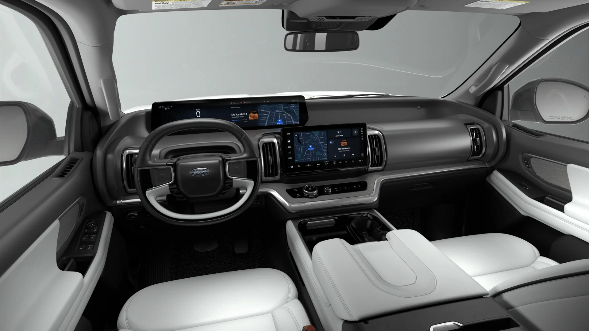 New 2027 Star White Metallic Tri-Coat Ford Platinum image 69