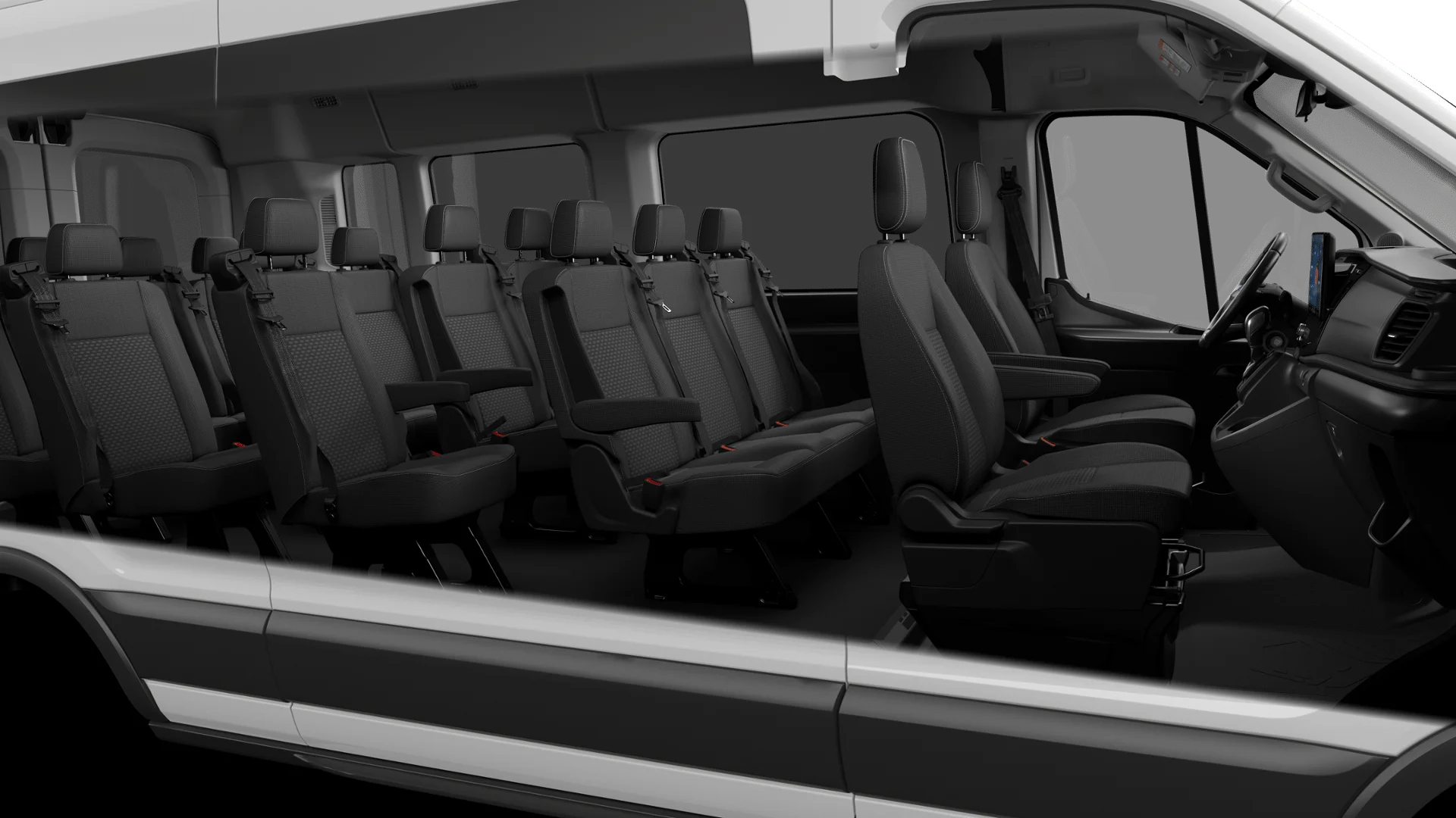 New 2026 Oxford White Ford Passenger Van XLT image 42