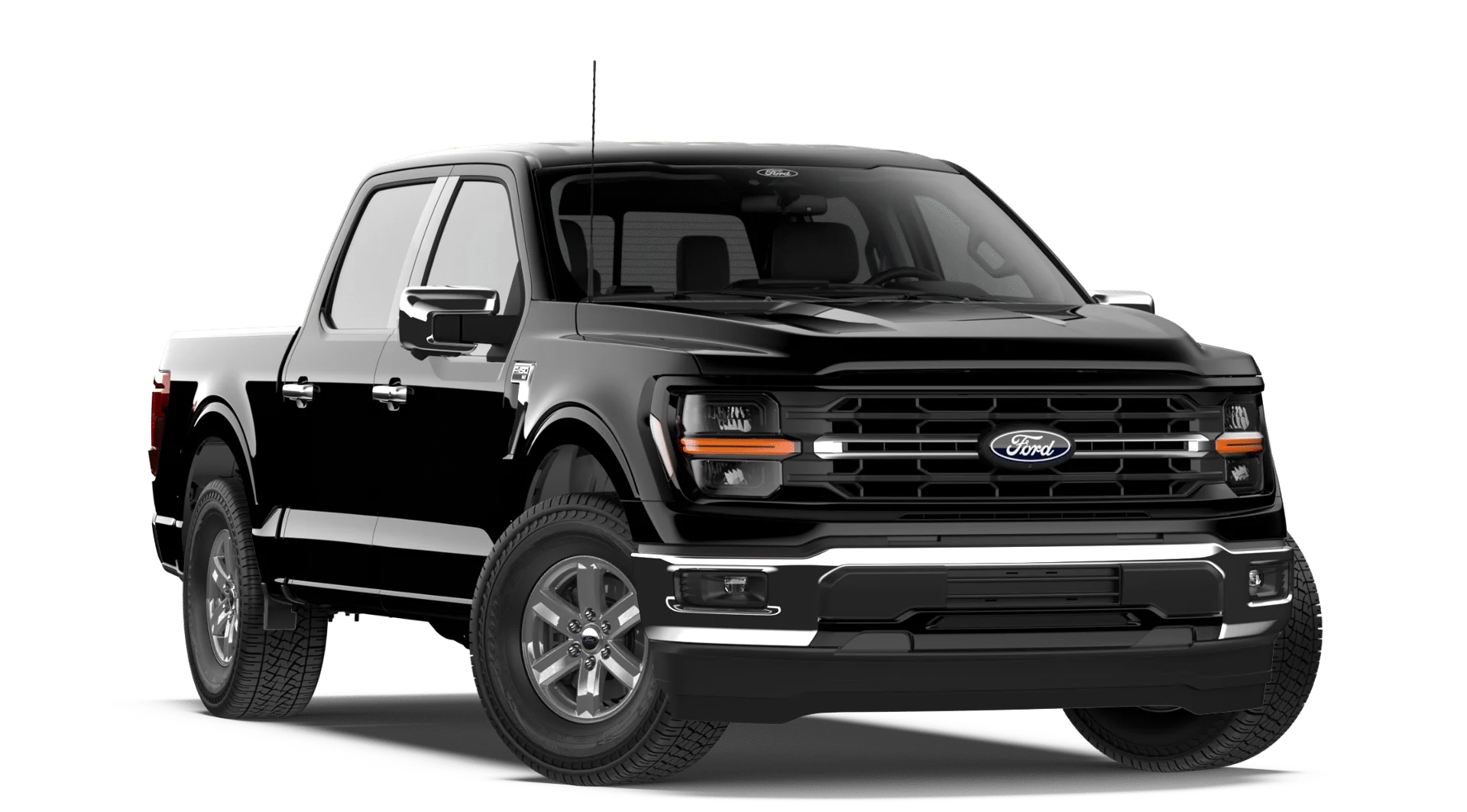 New 2026 Agate Black Metallic Ford XLT image 4