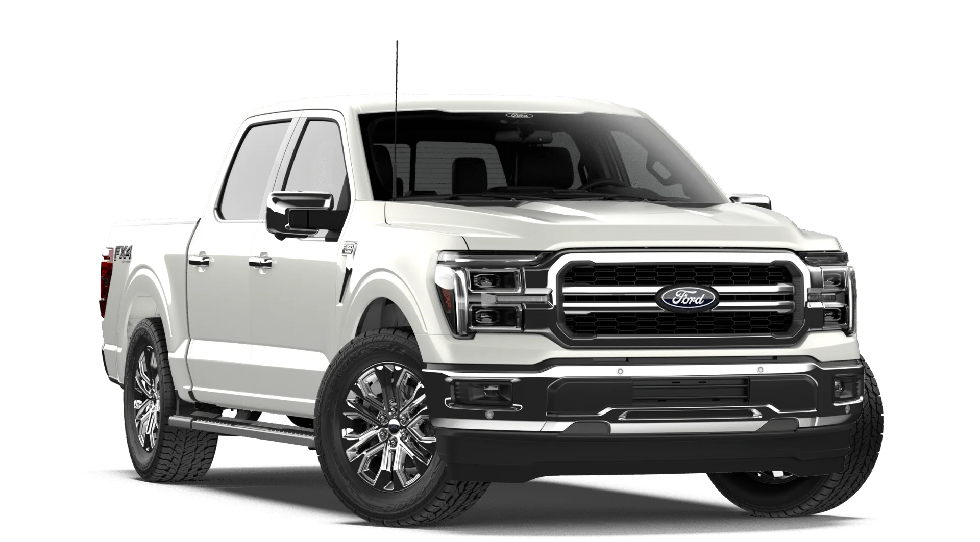 New 2026 Star White Metallic Tri-Coat Ford LARIAT image 48