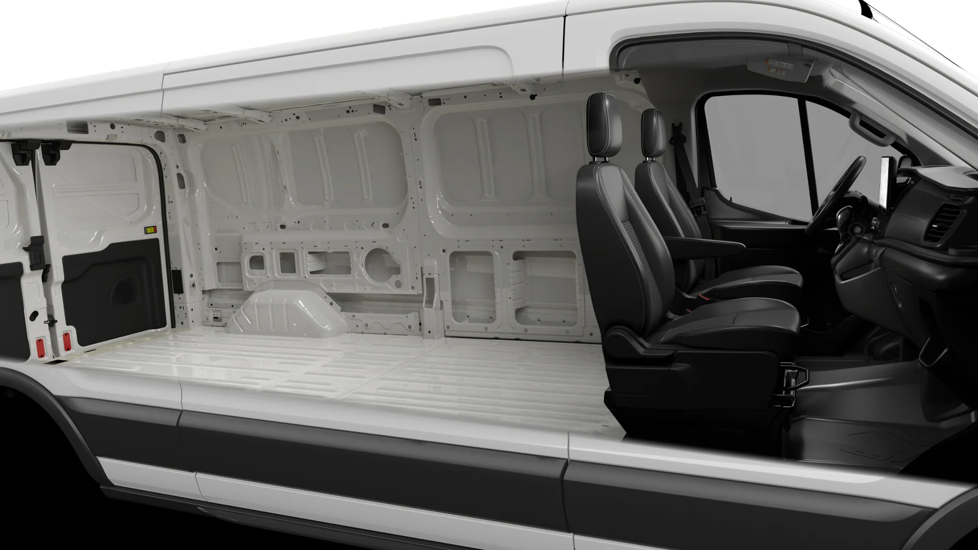 New 2027 Oxford White Ford Cargo Van image 6