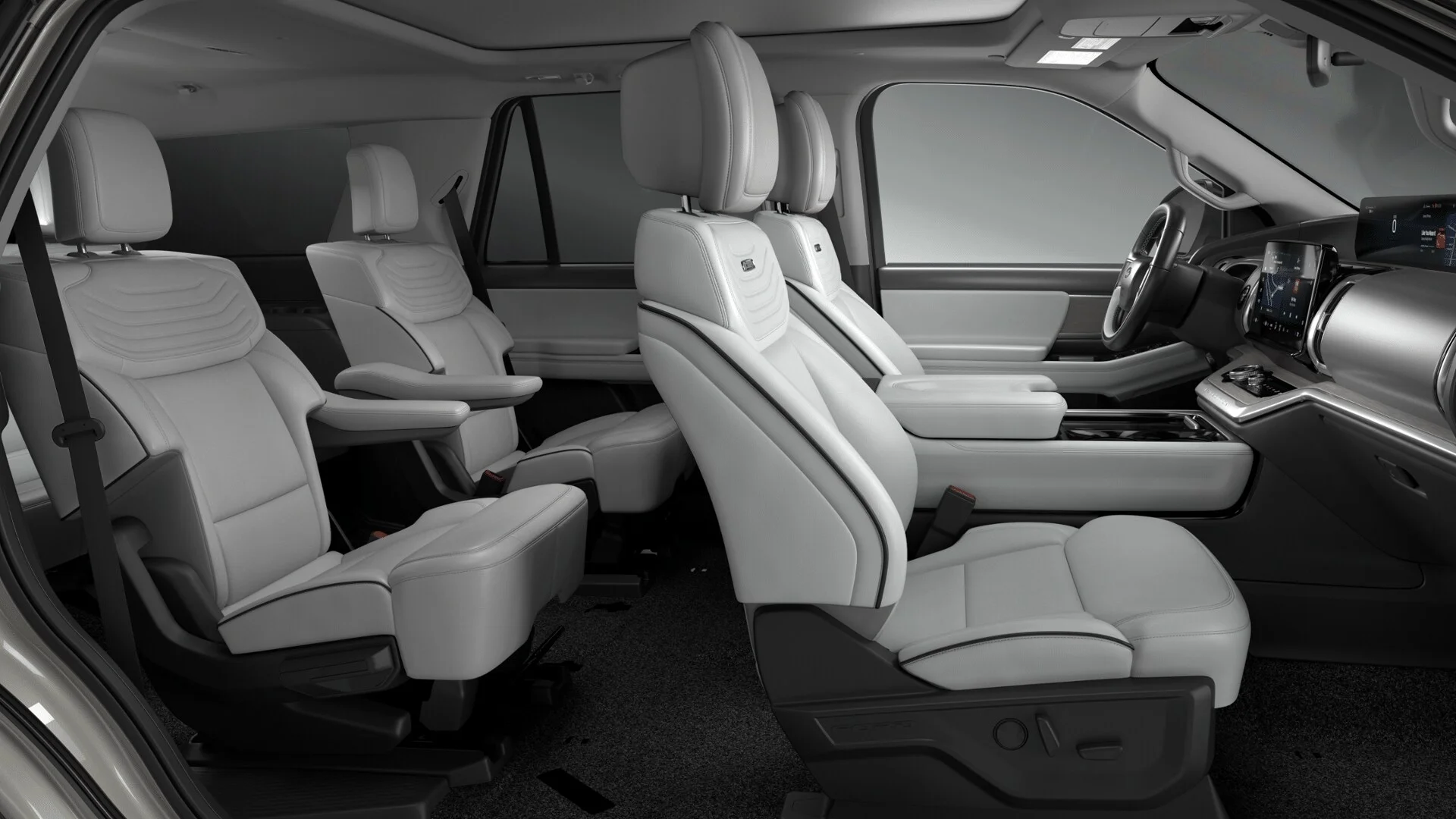 New 2027 Star White Metallic Tri-Coat Ford Platinum image 64