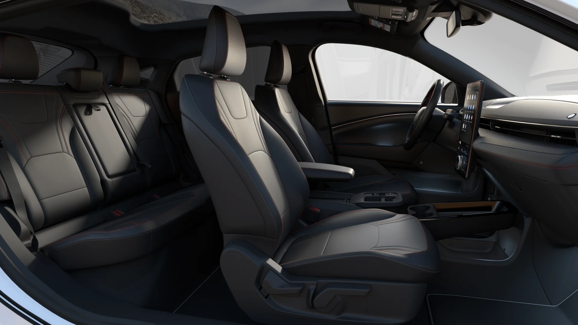 New 2025 Star White Metallic Tri-coat Ford Premium image 50