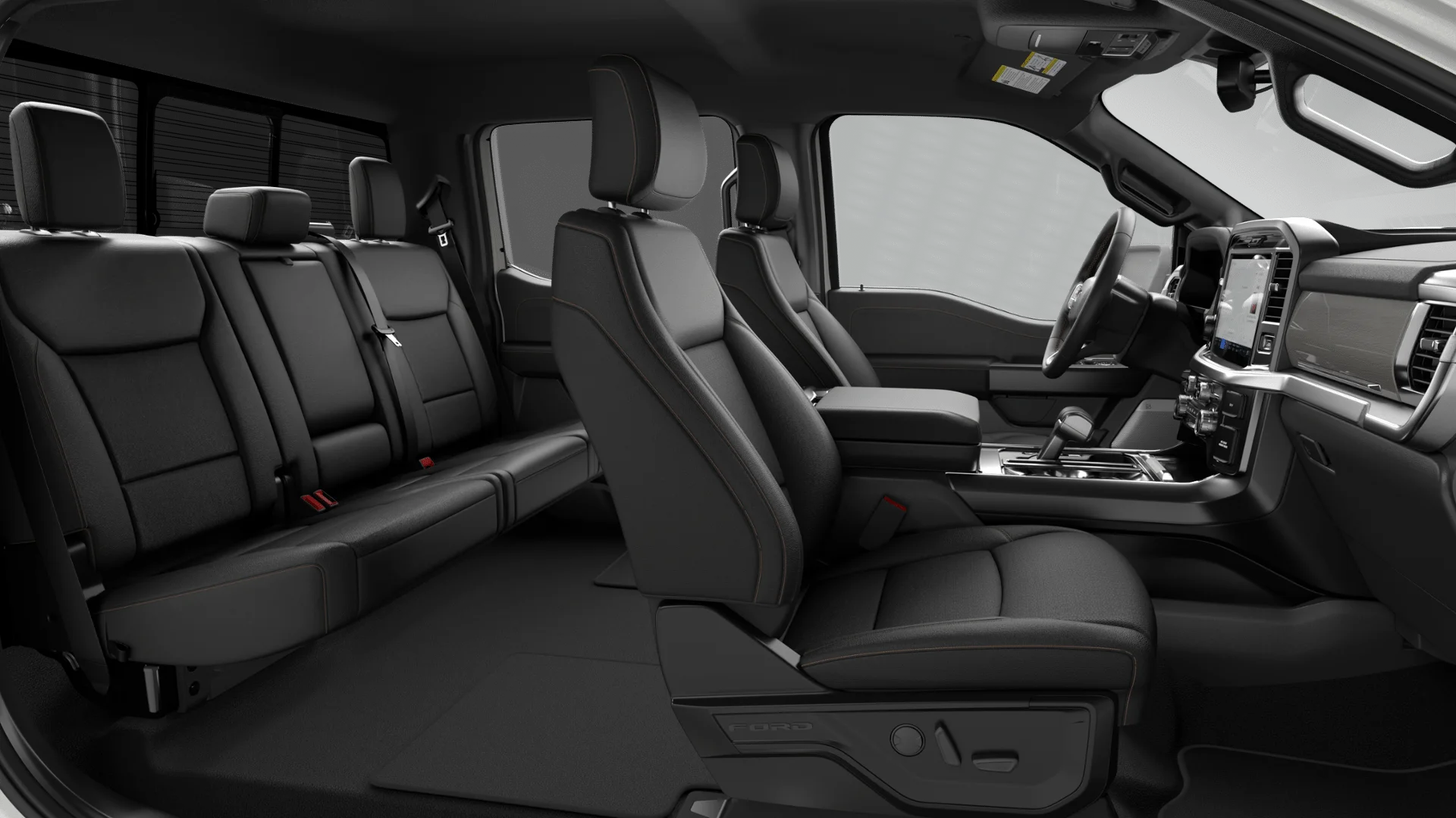 New 2026 Star White Metallic Tri-Coat Ford LARIAT image 50