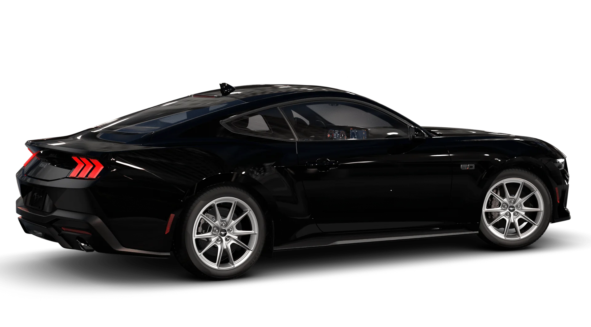 New 2026 Shadow Black Ford GT Premium Fastback image 3