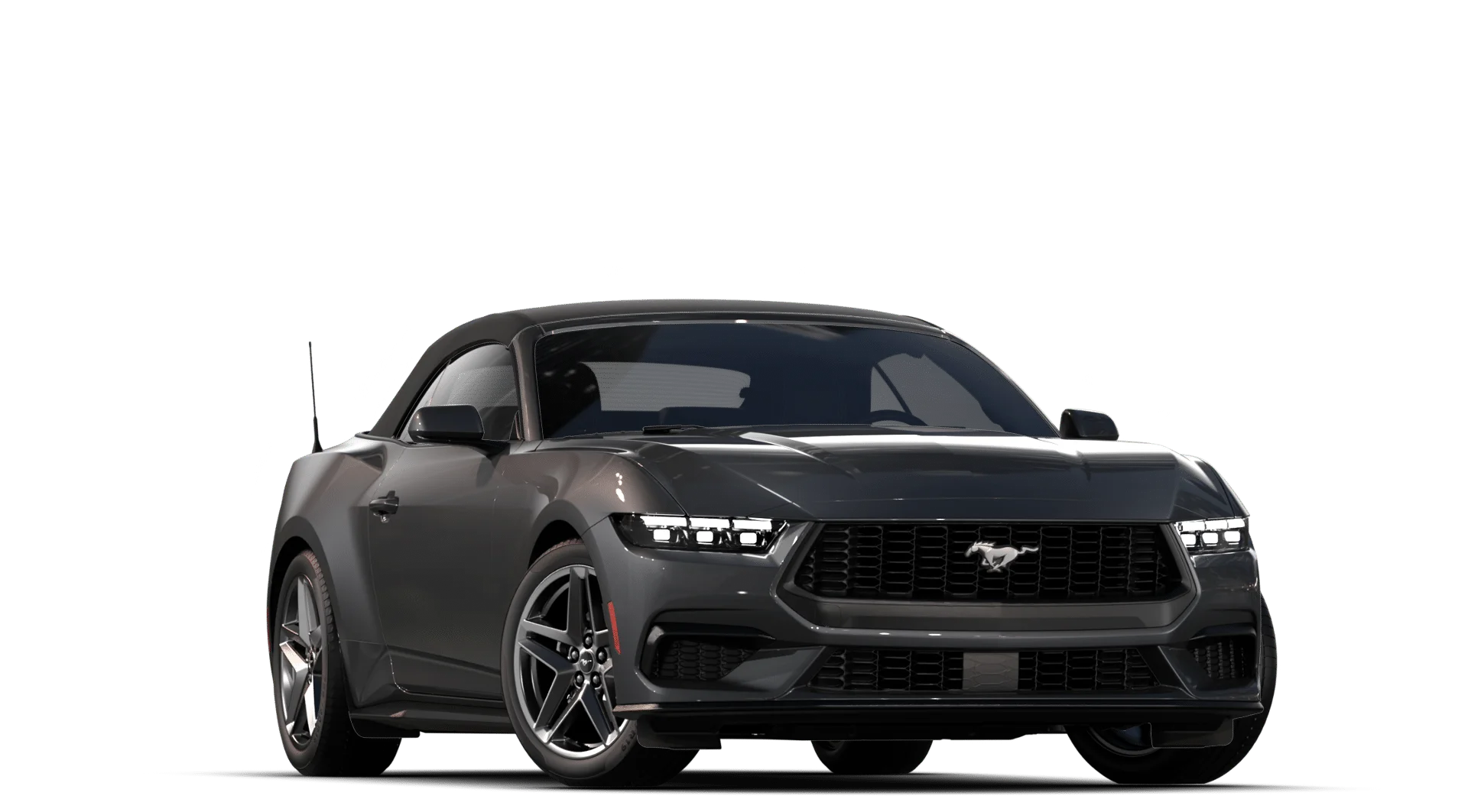 New 2026 Carbonized Gray Metallic Ford EcoBoost® Convertible image 4