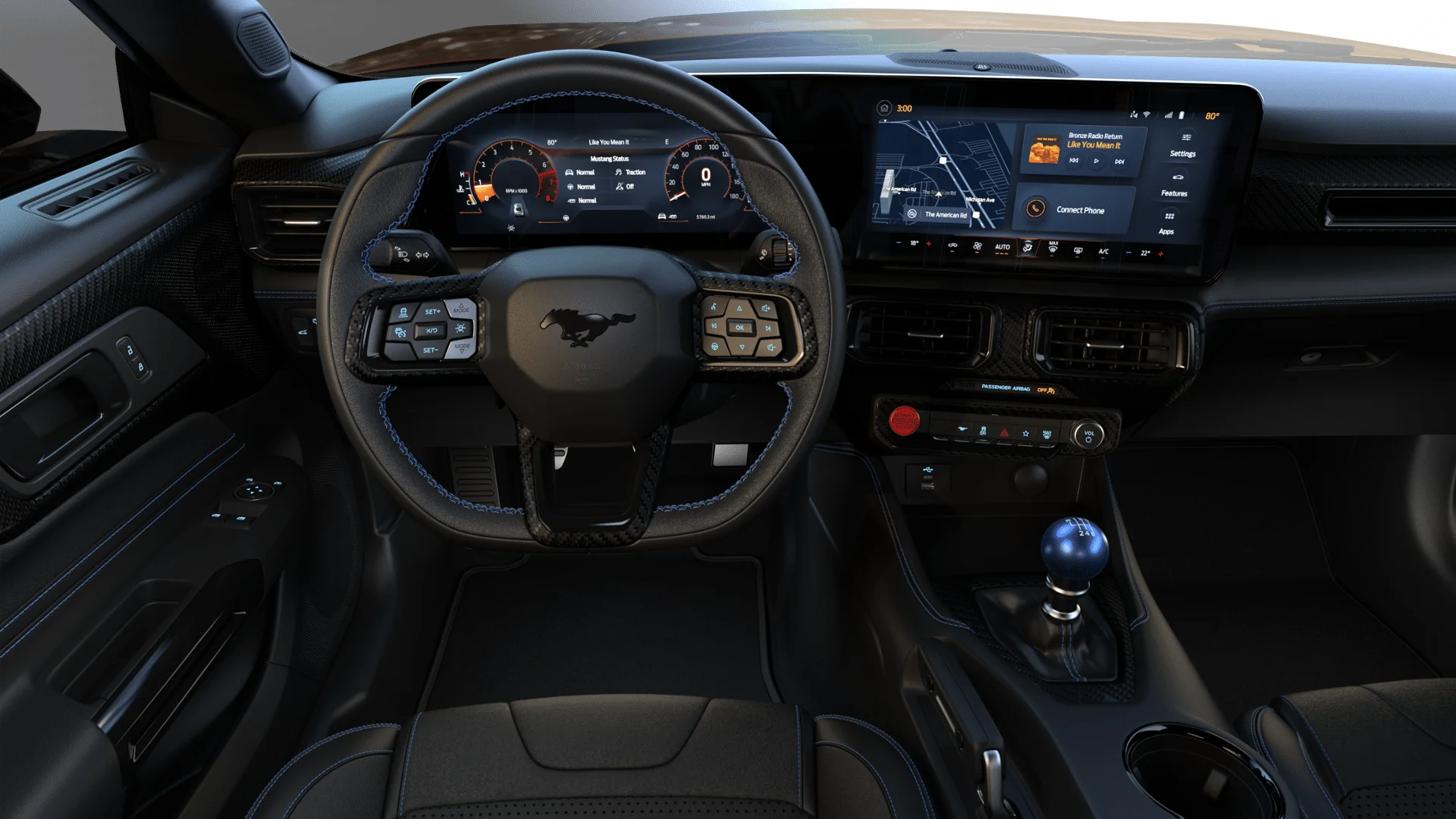 New 2026 Orange Fury Metallic Tri-coat Ford Dark Horse® Premium image 29