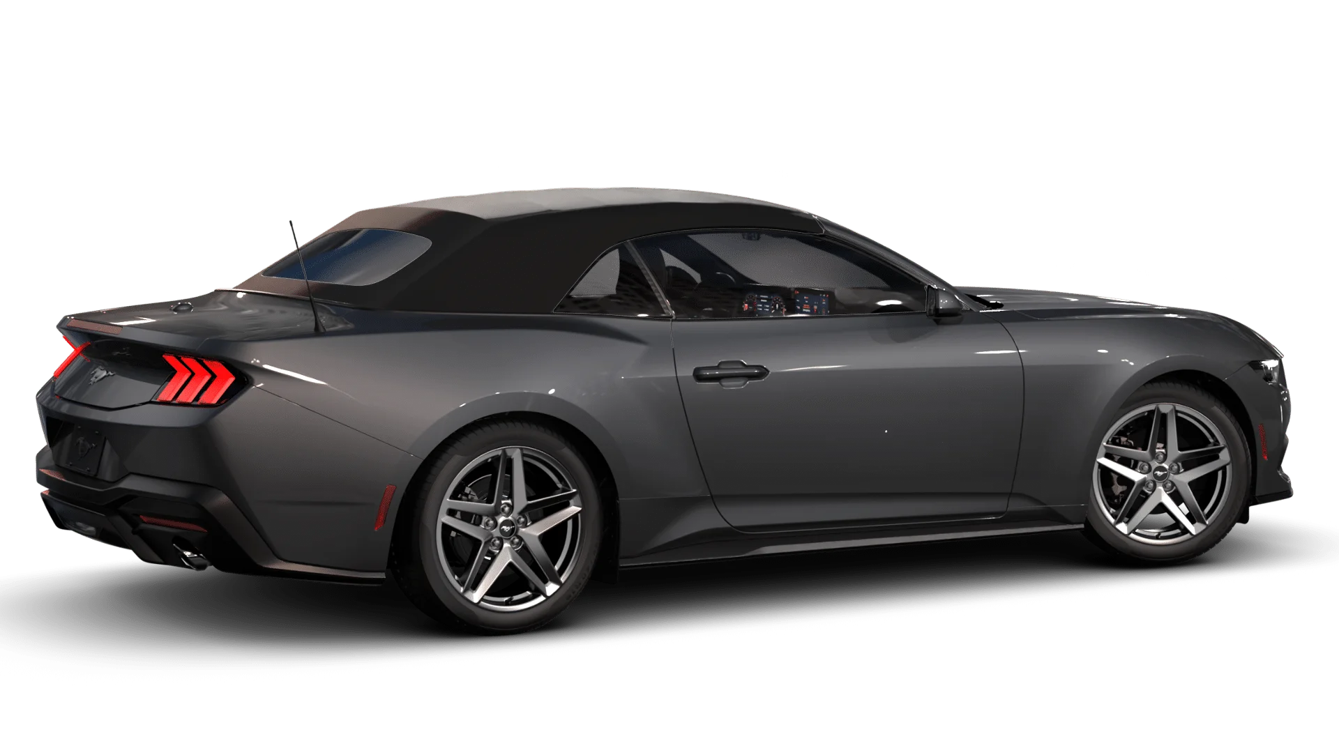 New 2026 Carbonized Gray Metallic Ford EcoBoost® Convertible image 3