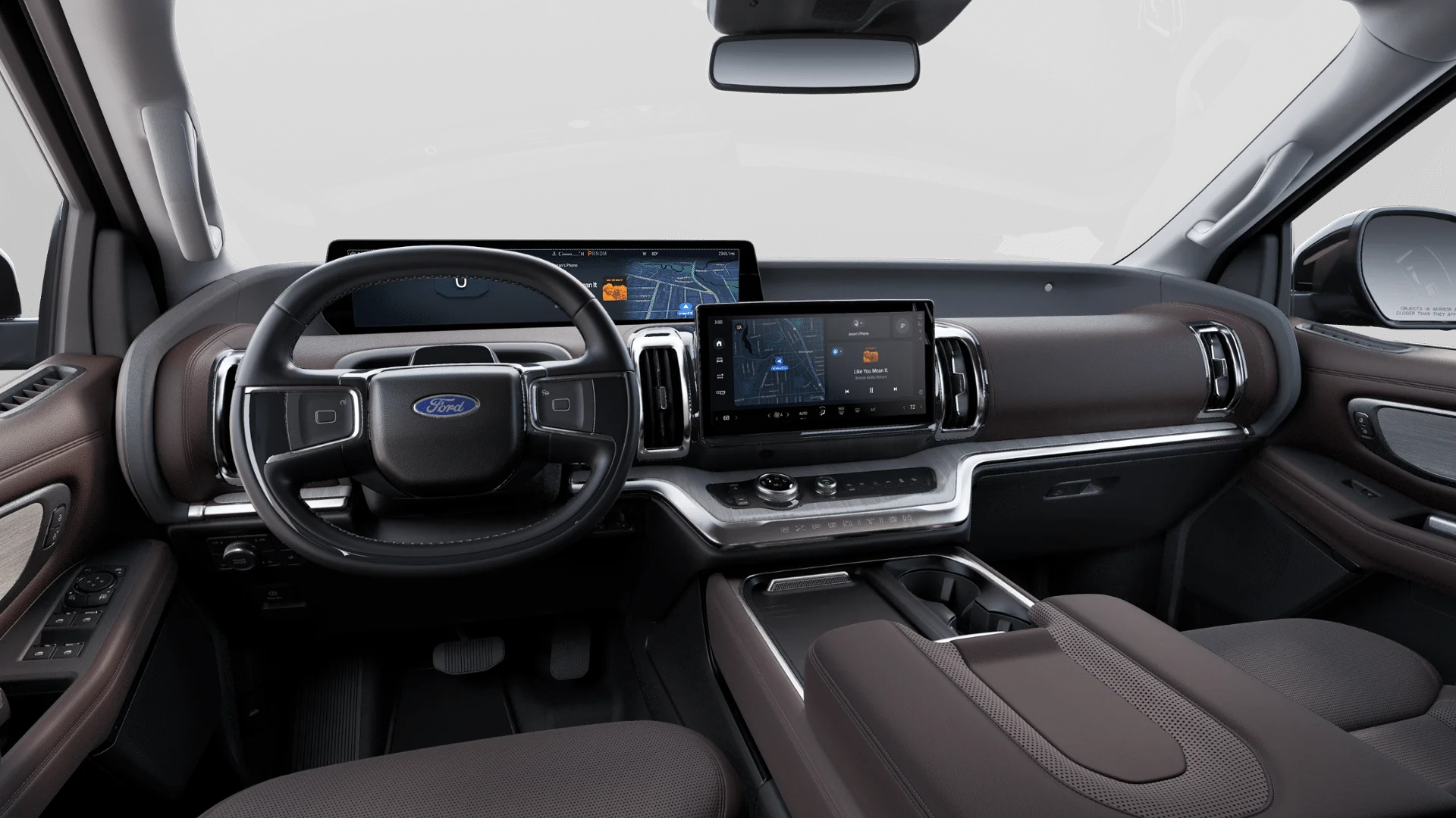 New 2025 Agate Black Metallic Ford Platinum® image 50