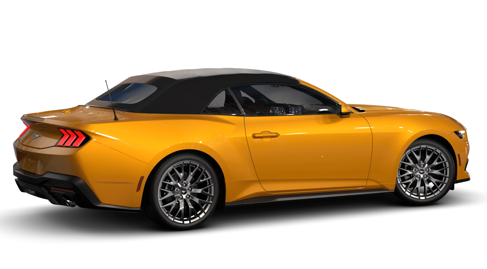 New 2026 Orange Fury Metallic Tri-coat Ford EcoBoost® Premium Convertible image 45