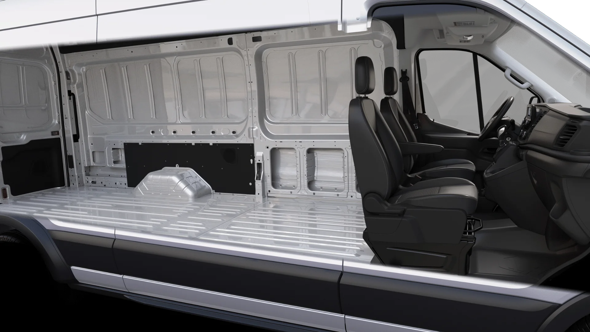 New 2025 Oxford White Ford Cargo Van image 27