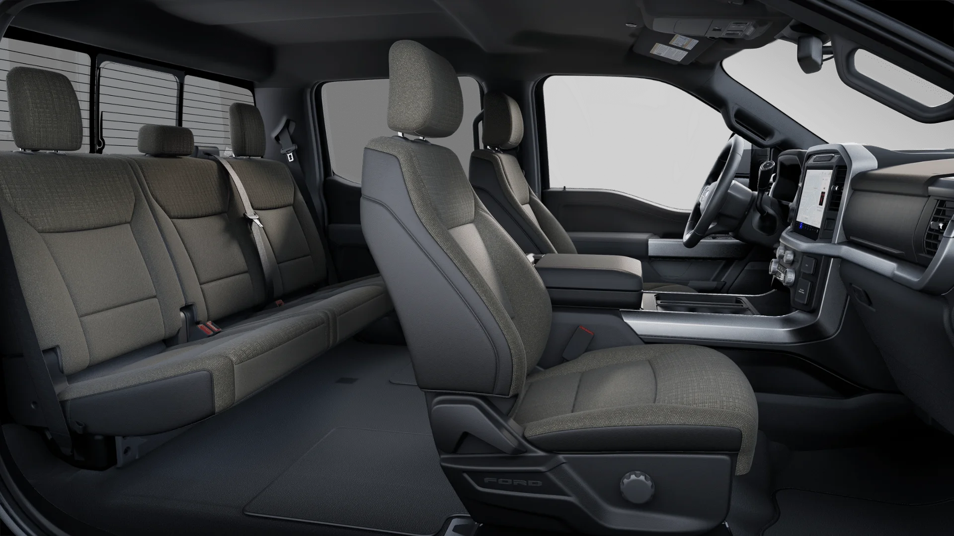 New 2025 Agate Black Metallic Ford XLT image 51