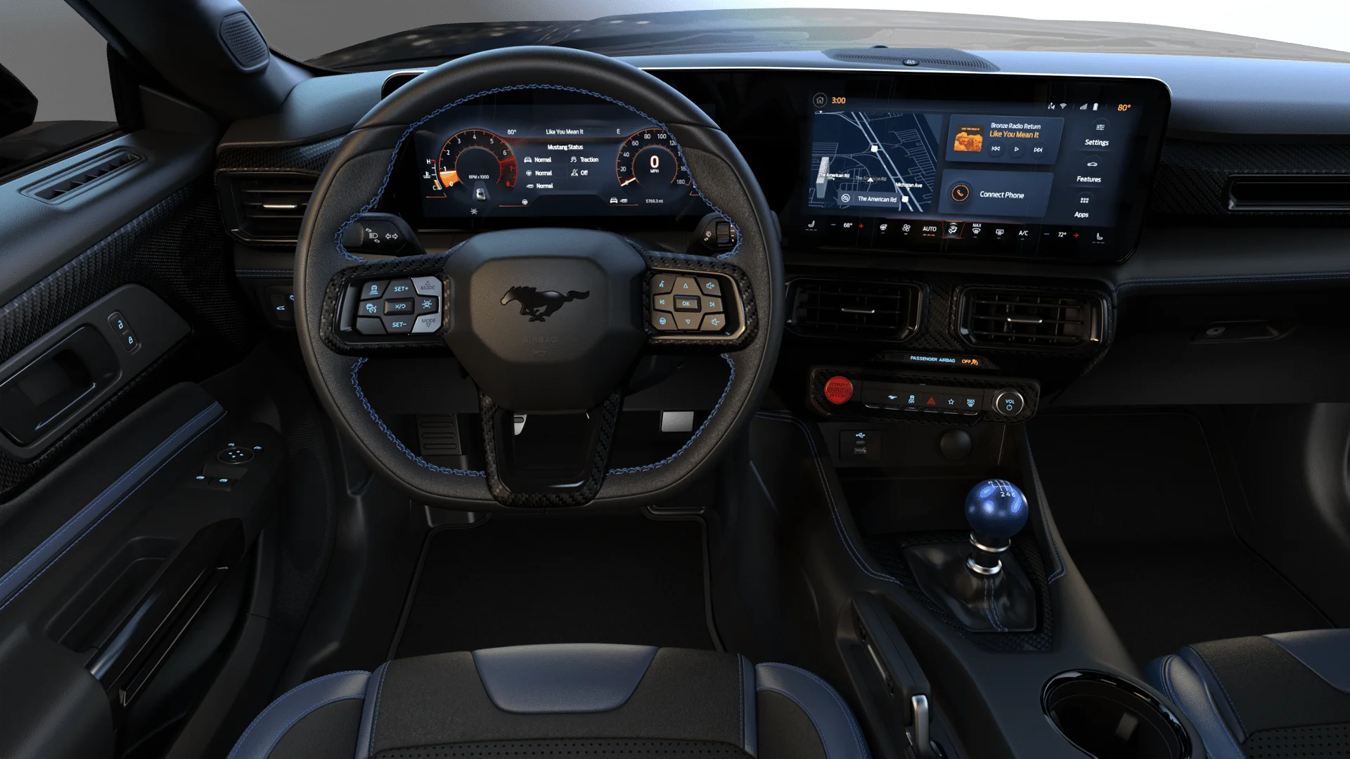 New 2026 Blue Ember Metallic Ford Dark Horse® Premium image 7