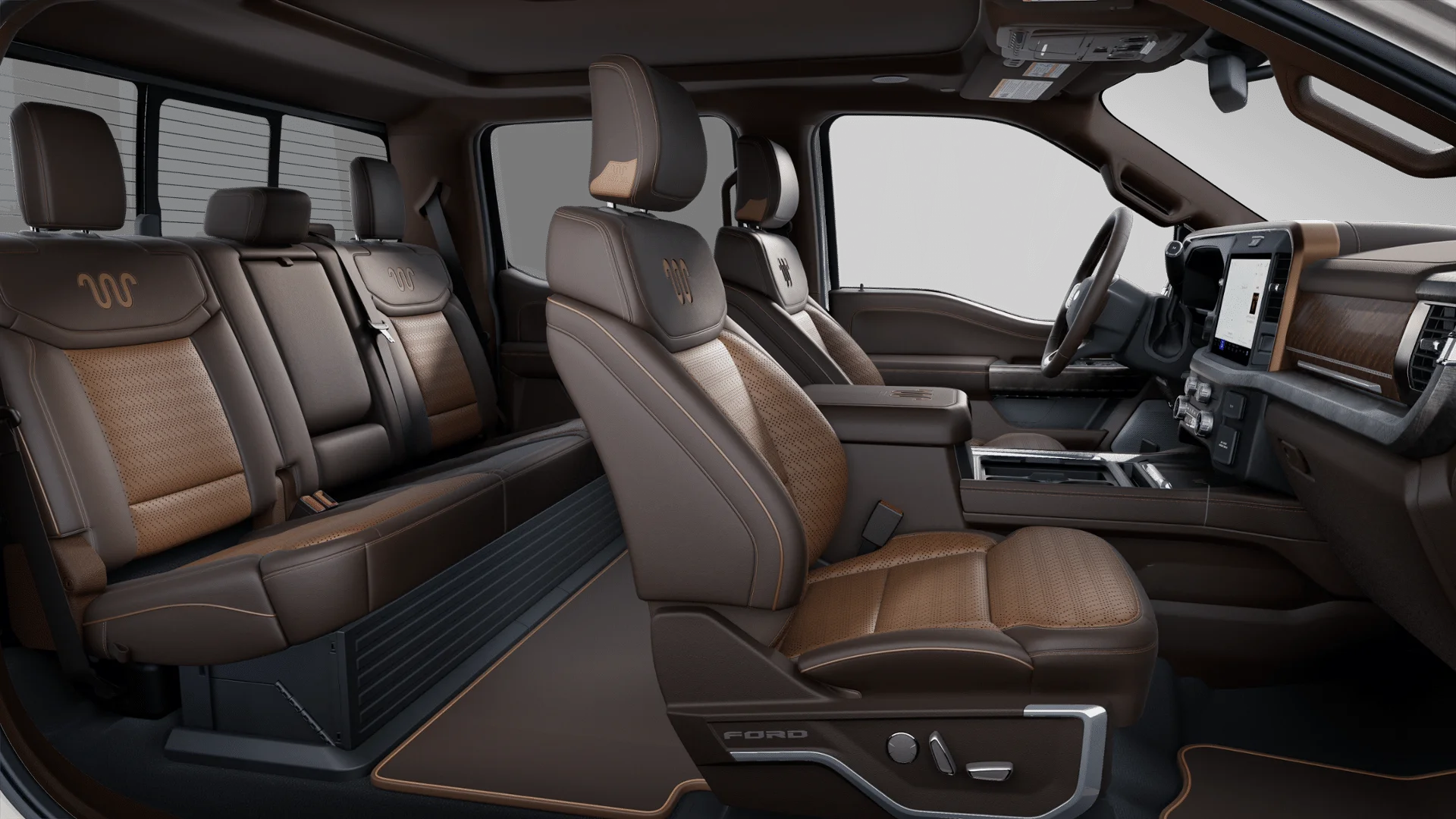 New 2025 Star White Metallic Tri-Coat Ford King Ranch® image 40