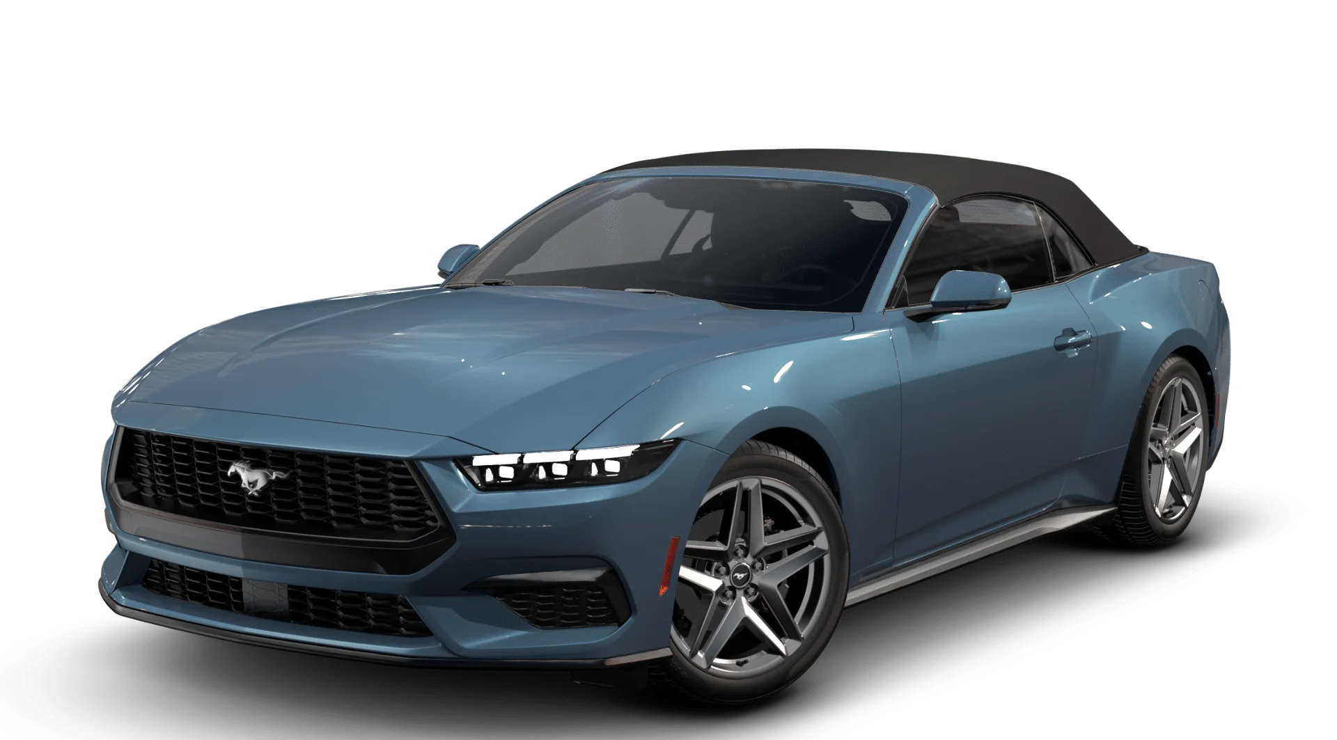New 2026 Vapor Blue Metallic Ford EcoBoost® Premium Convertible image 41