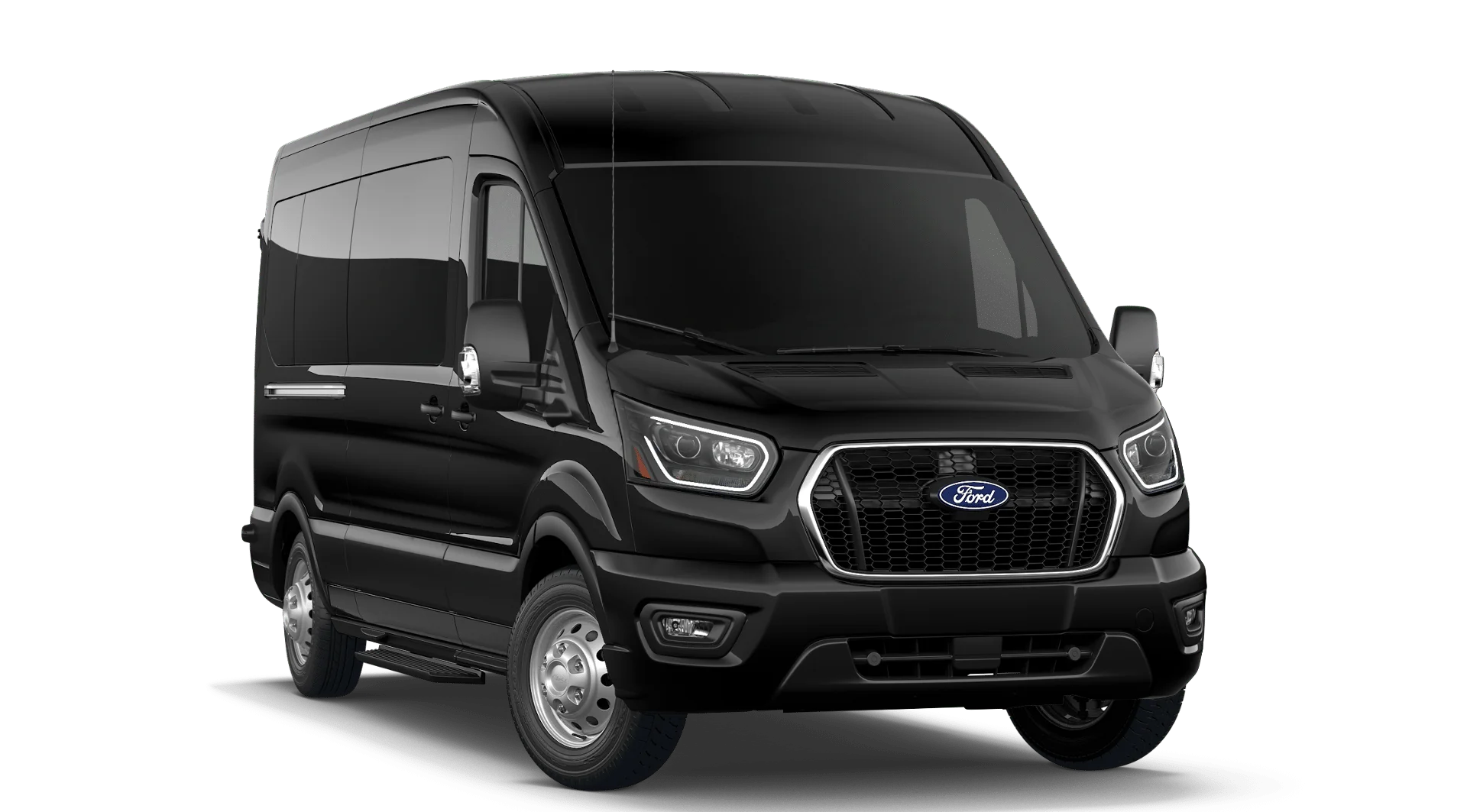 New 2026 Agate Black Metallic Ford Passenger Van XLT image 4