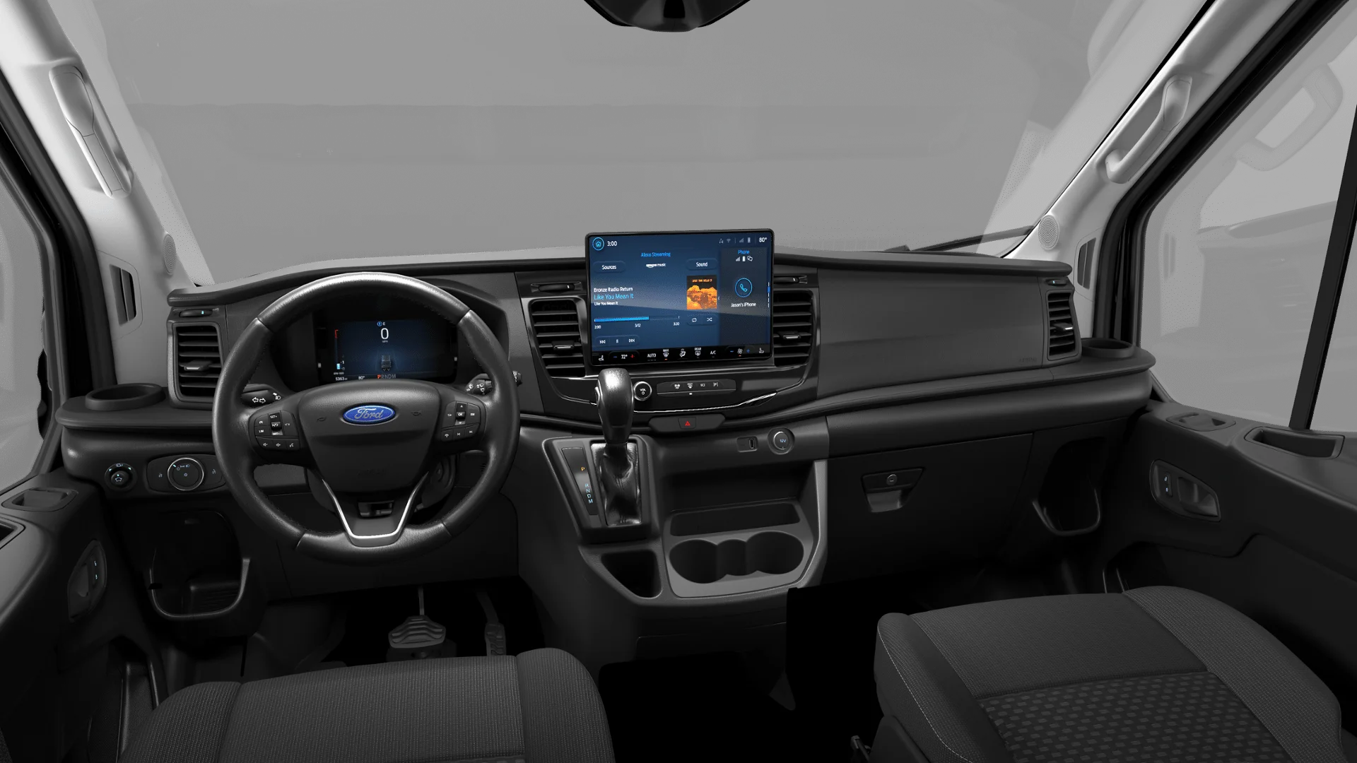 New 2026 Agate Black Metallic Ford Passenger Van XLT image 7