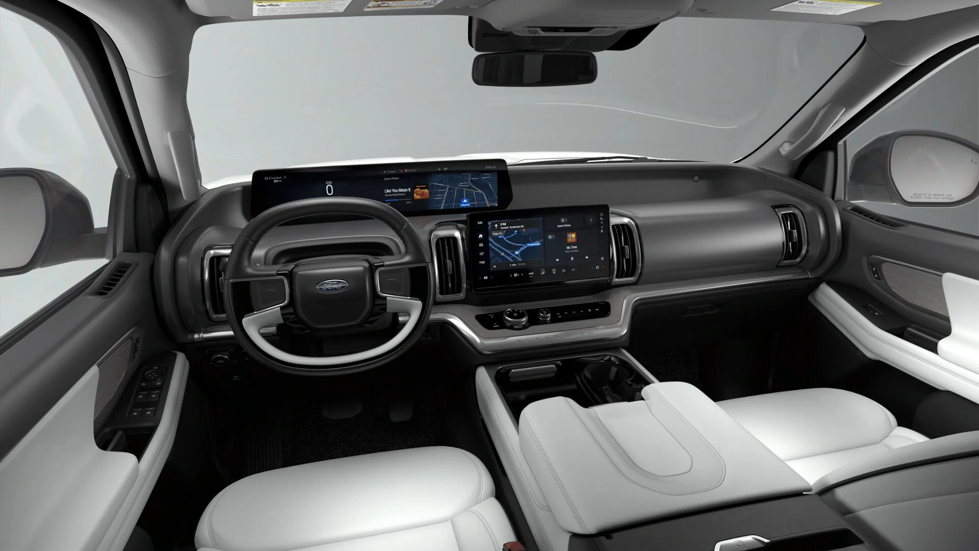 New 2027 Star White Metallic Tri-Coat Ford Platinum image 65