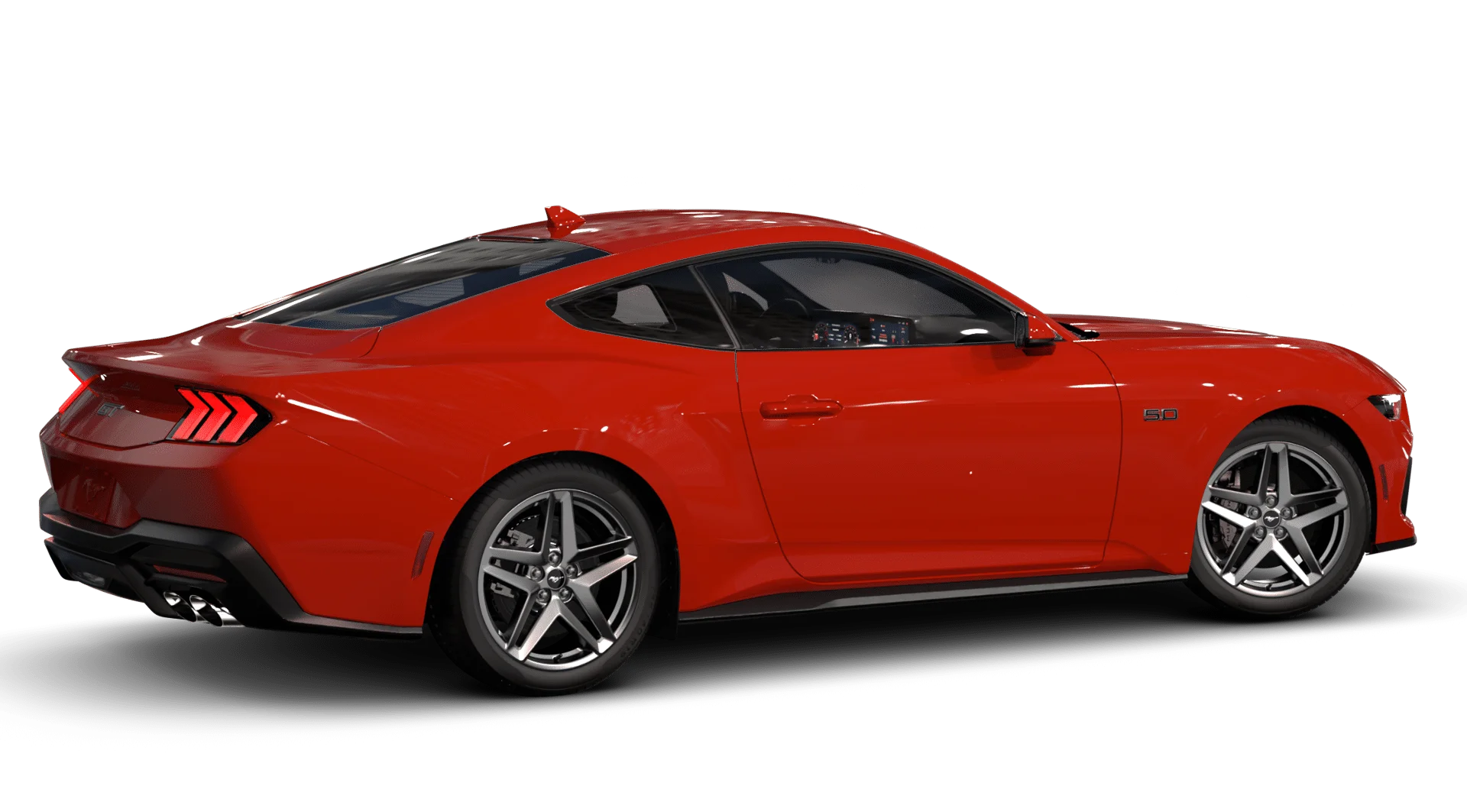 New 2026 Race Red Ford GT Premium Fastback image 3