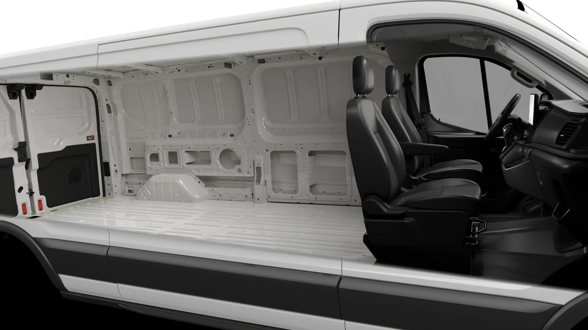 New 2027 Oxford White Ford Cargo Van image 6