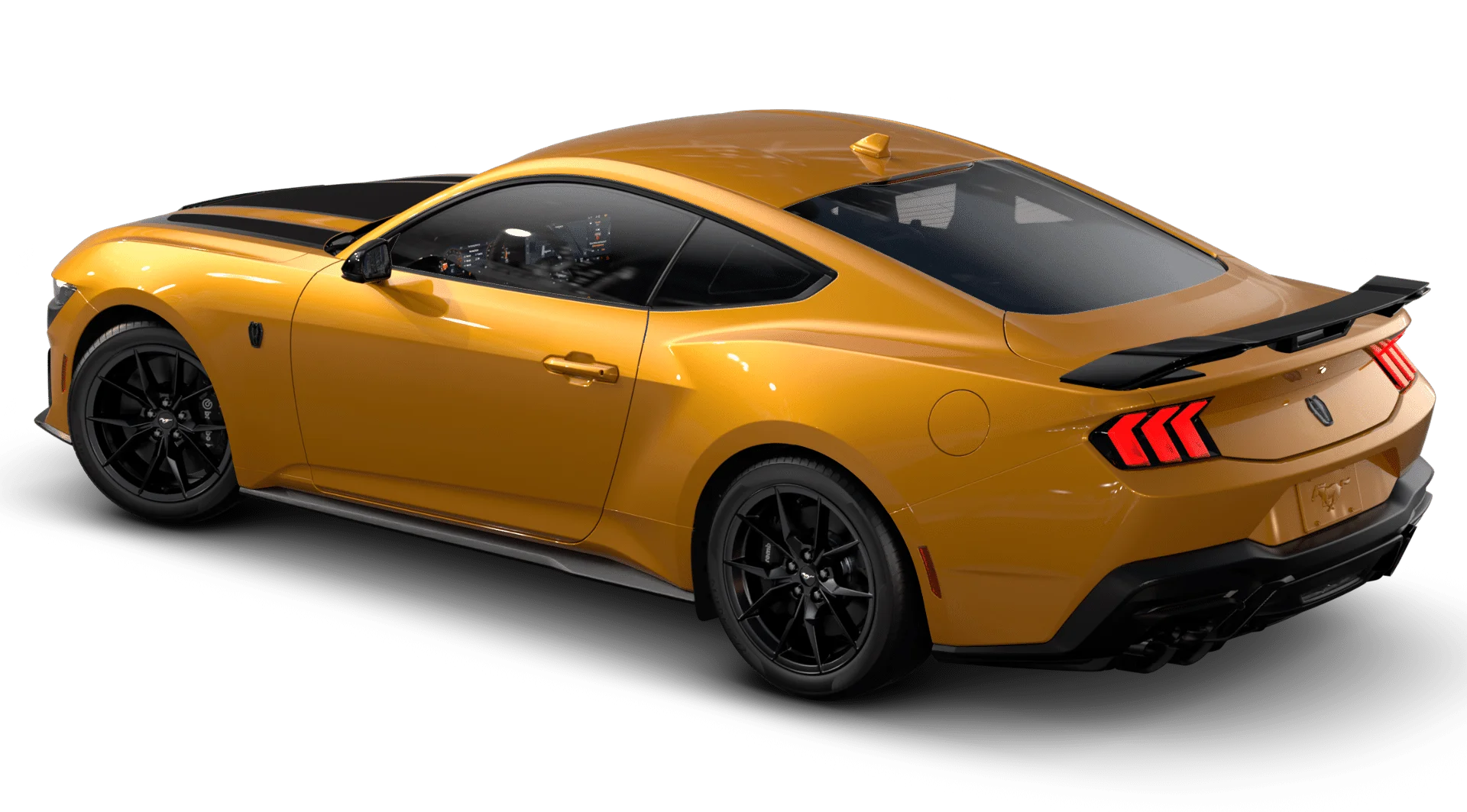 New 2026 Orange Fury Metallic Tri-coat Ford Dark Horse® Premium image 2