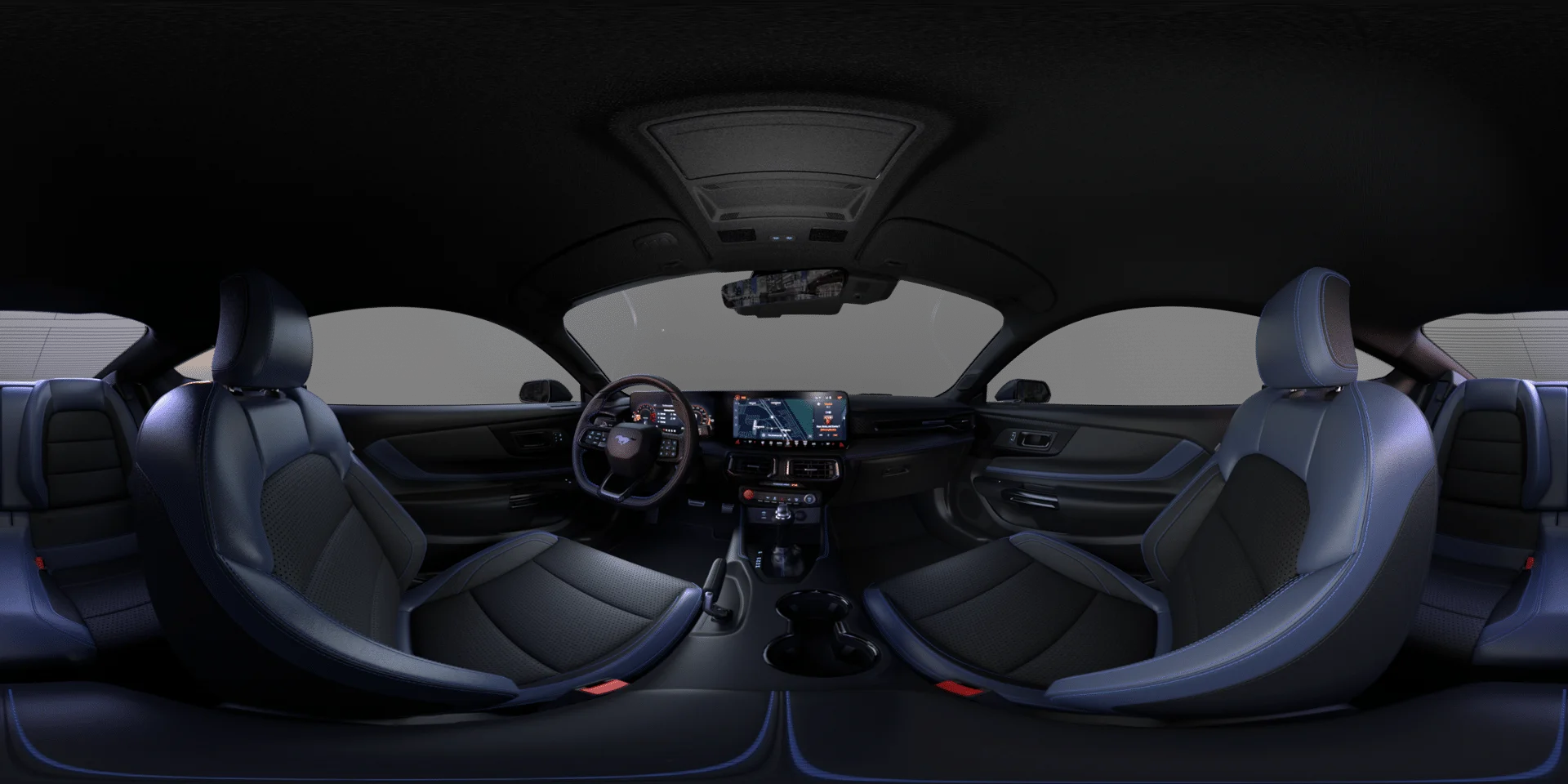 New 2025 Blue Ember Metallic Ford Dark Horse™ Premium image 58
