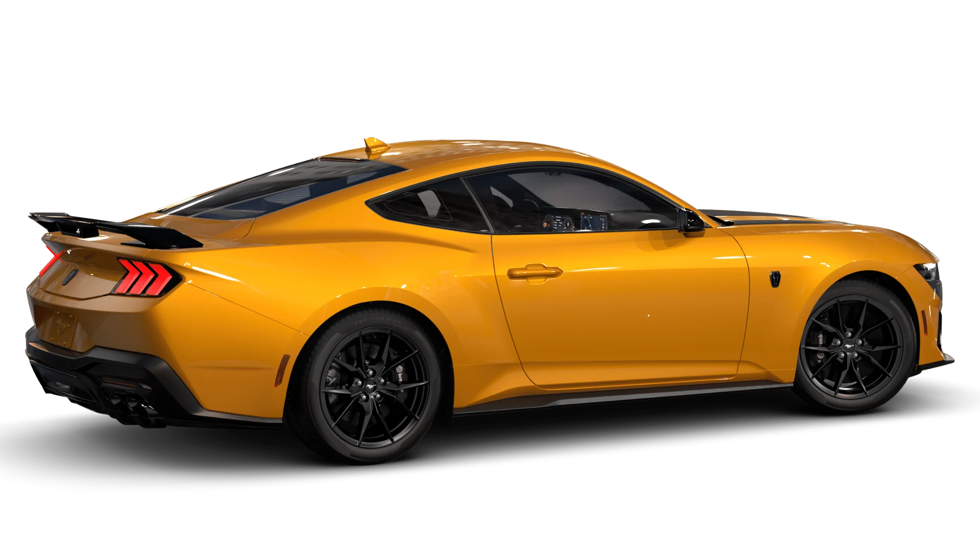 New 2026 Orange Fury Metallic Tri-coat Ford Dark Horse® Premium image 25