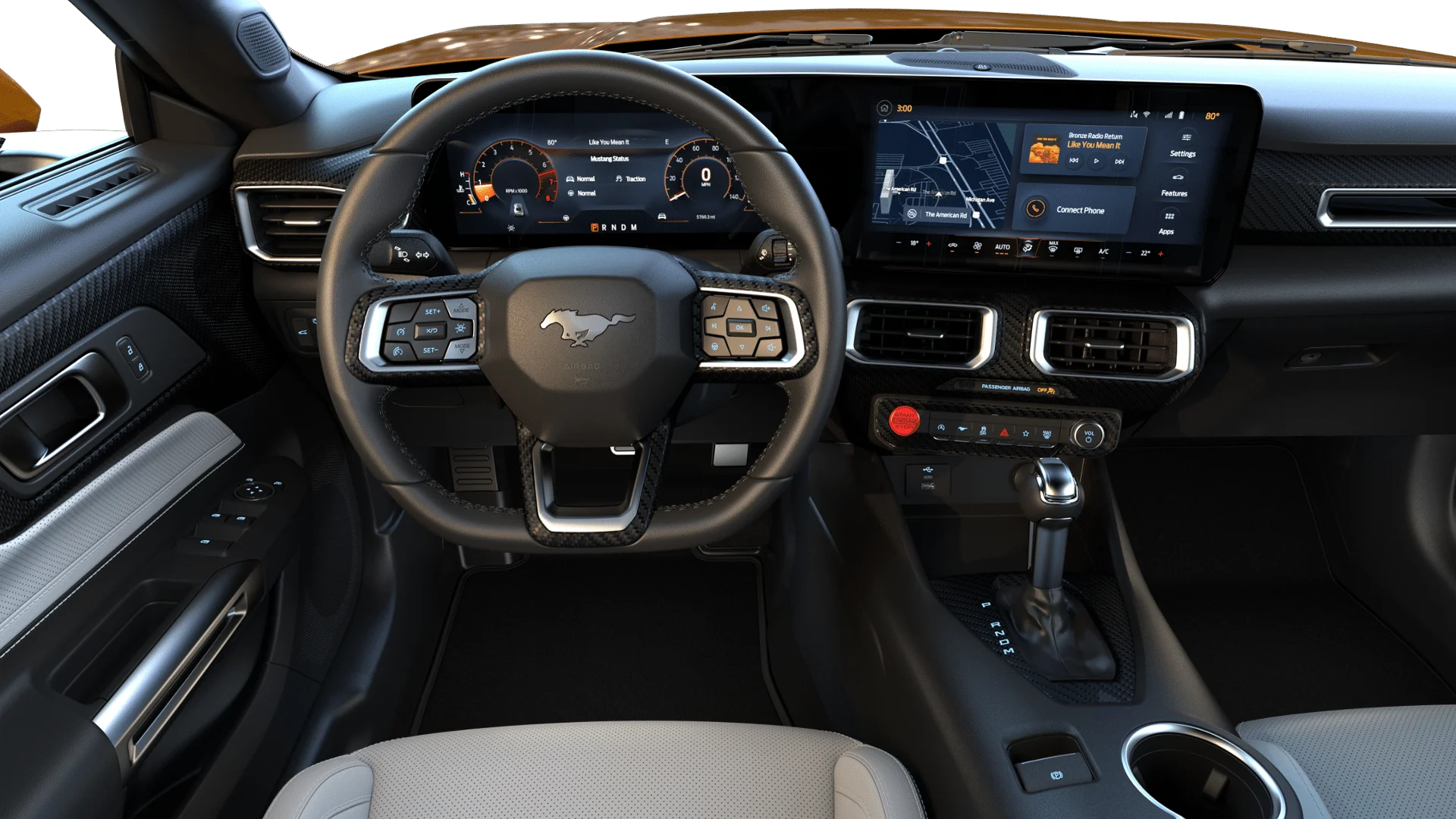 New 2026 Orange Fury Metallic Tri-coat Ford EcoBoost® Premium Convertible image 49