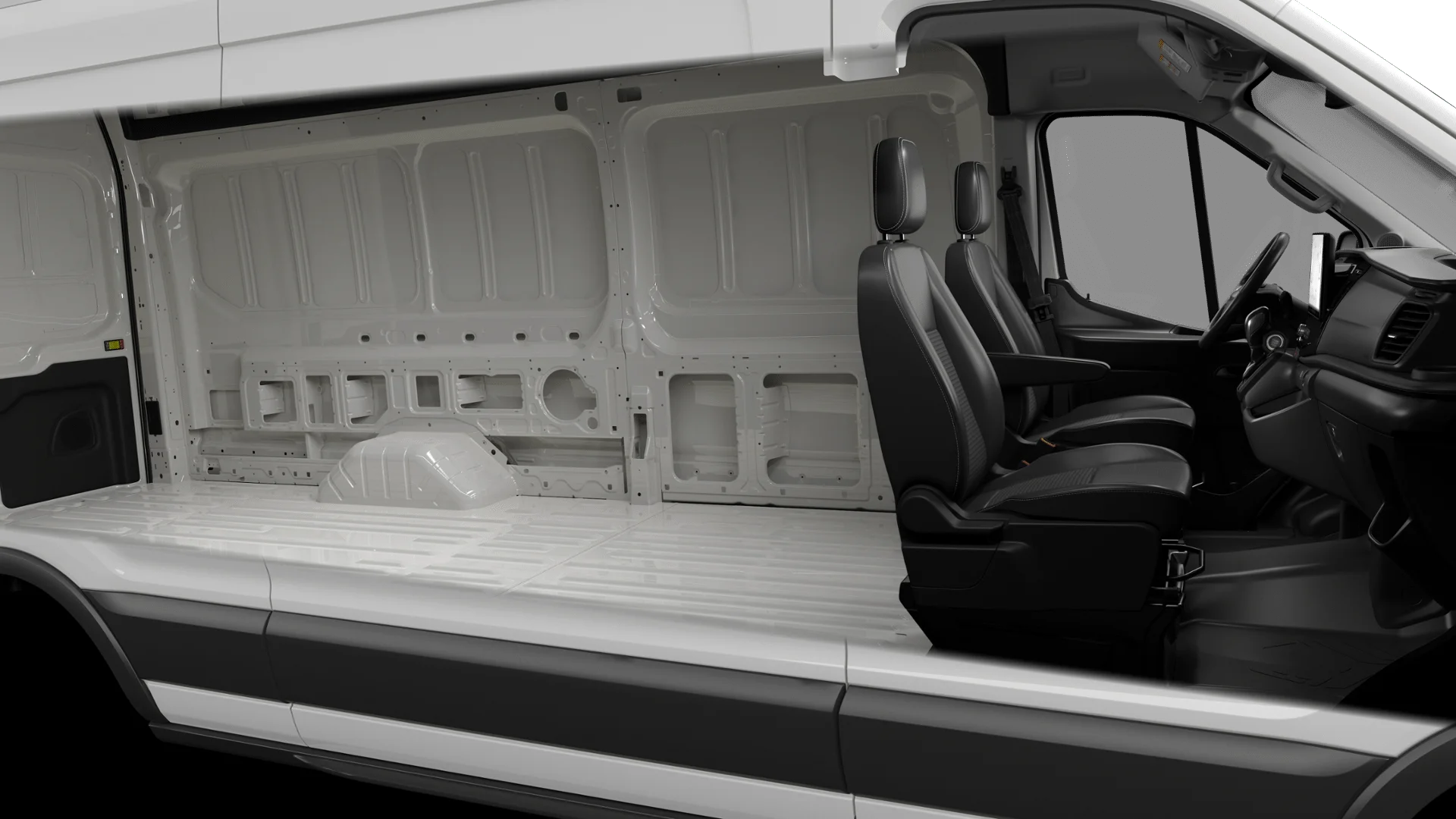 New 2027 Oxford White Ford Cargo Van image 6