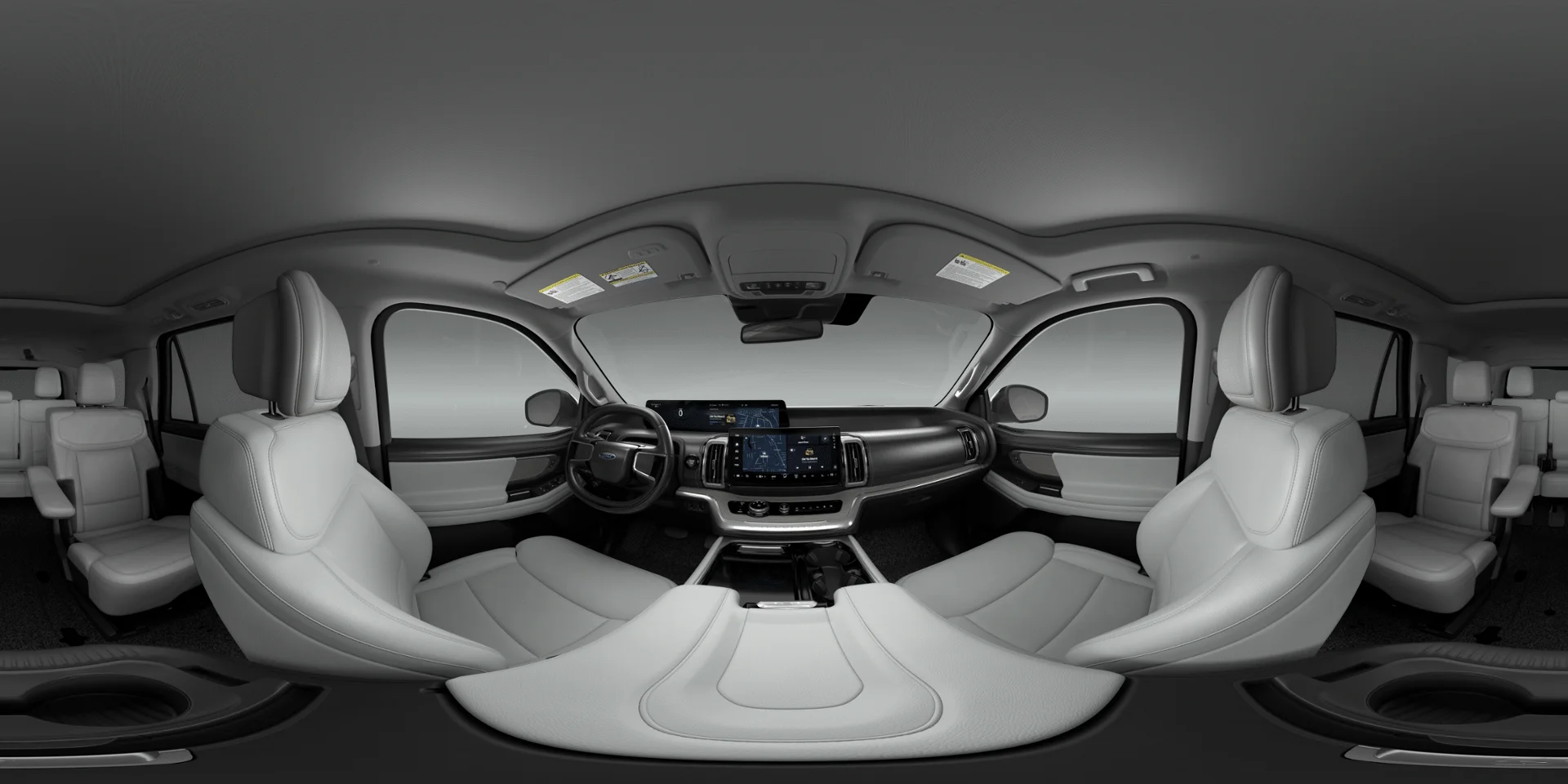 New 2027 Star White Metallic Tri-Coat Ford Platinum image 8