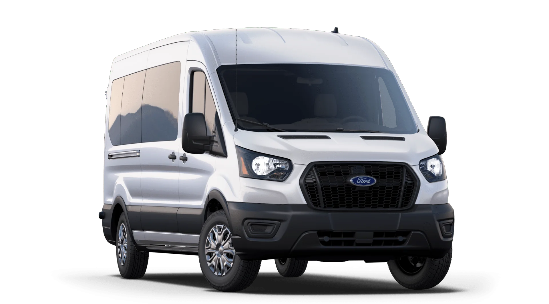 New 2024 Oxford White Ford Passenger Van XL image 4