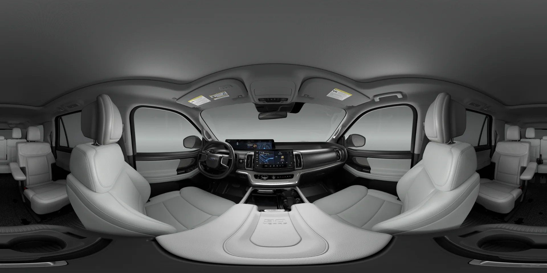 New 2027 Star White Metallic Tri-Coat Ford Platinum image 46