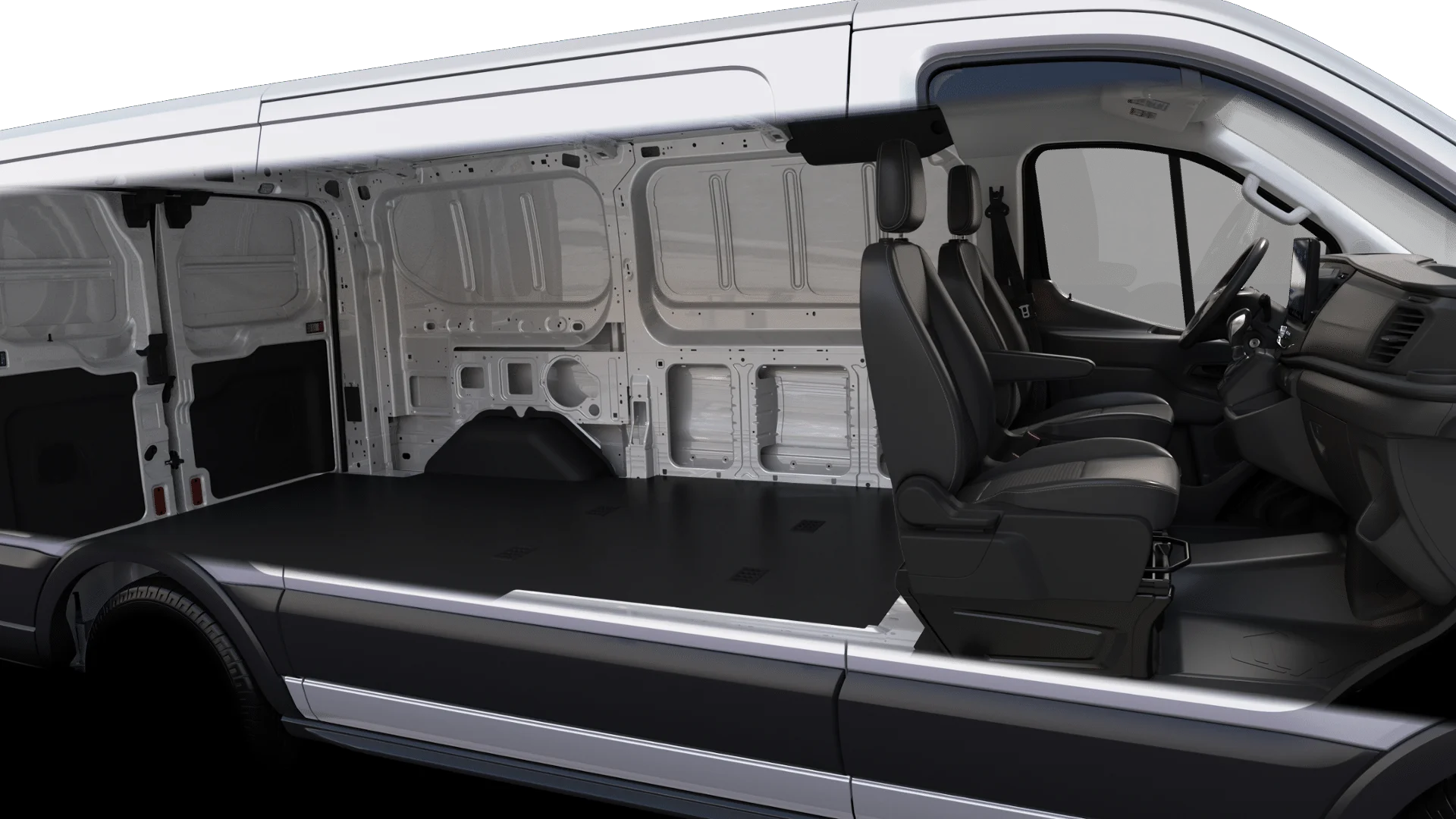 New 2025 Oxford White Ford Cargo Van image 22