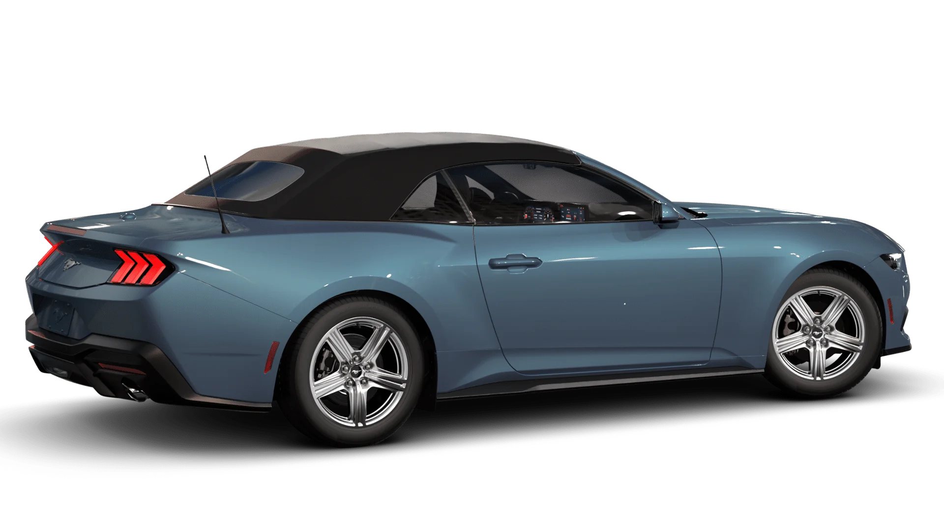 New 2026 Vapor Blue Metallic Ford EcoBoost® Convertible image 3