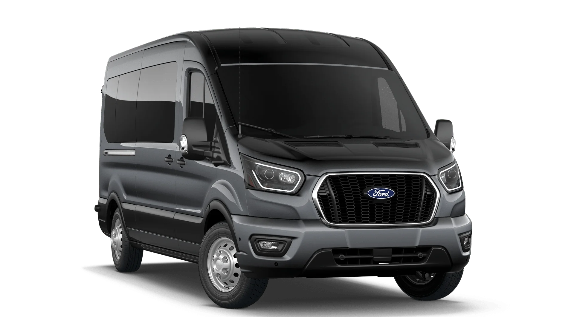 New 2027 Carbonized Gray Metallic Ford Passenger Van XLT image 25