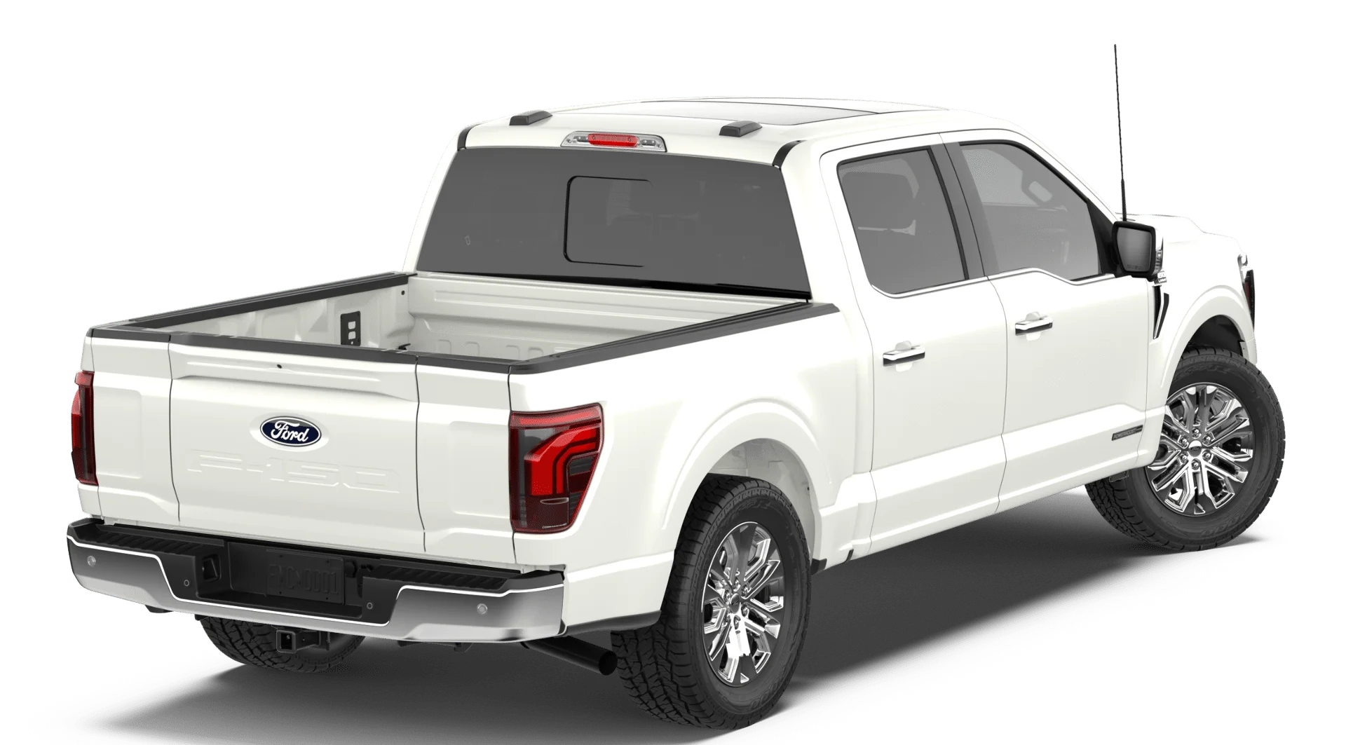 New 2026 Star White Metallic Tri-Coat Ford Lariat image 47