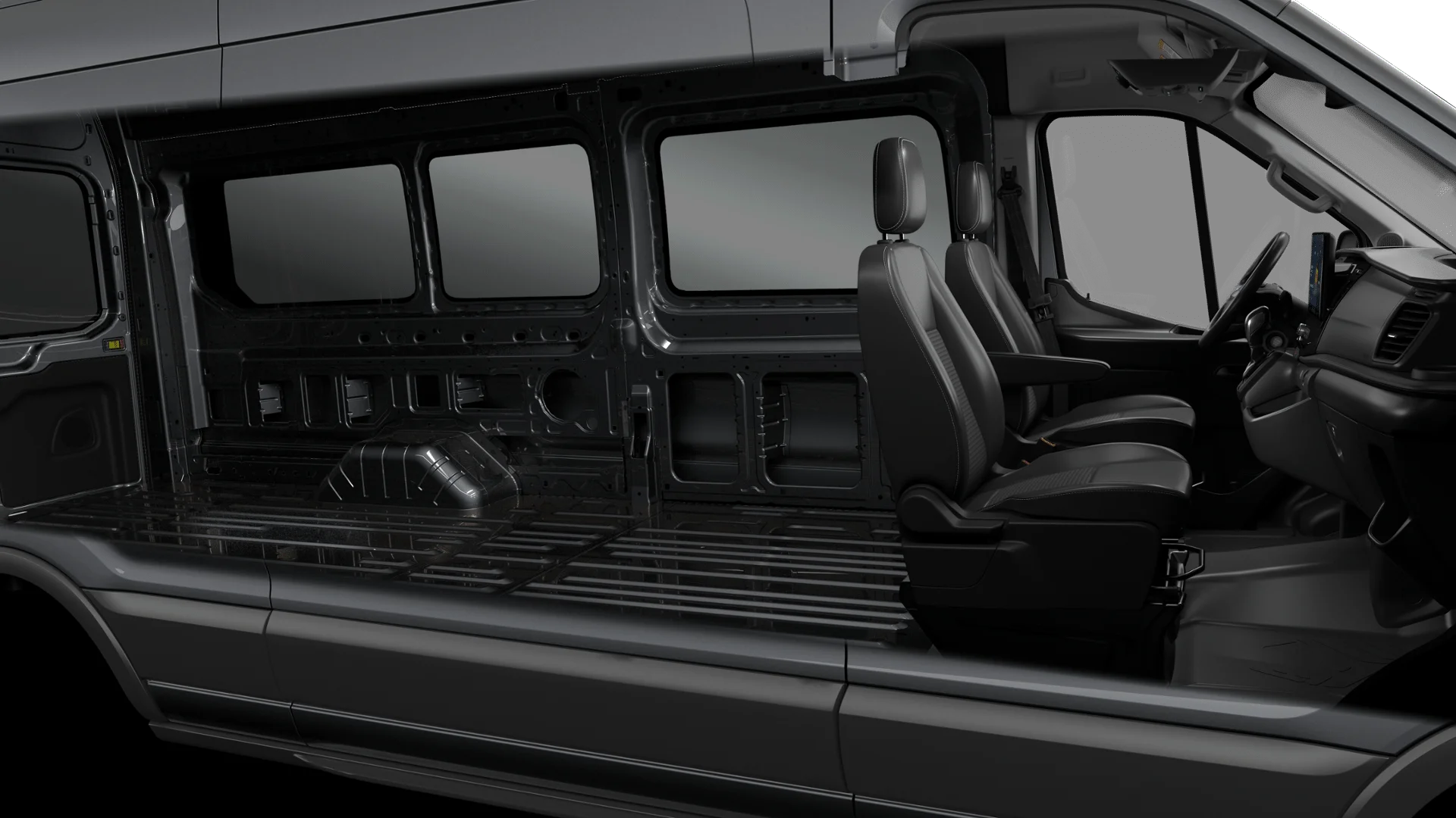 New 2026 Carbonized Gray Metallic Ford Cargo Van image 46