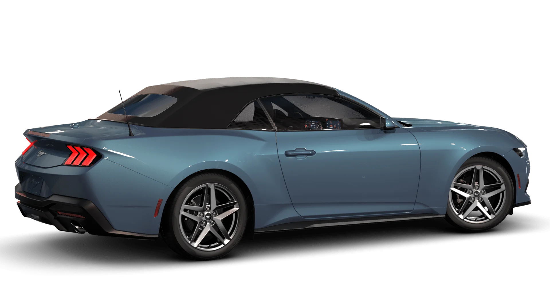 New 2026 Vapor Blue Metallic Ford EcoBoost® Premium Convertible image 43