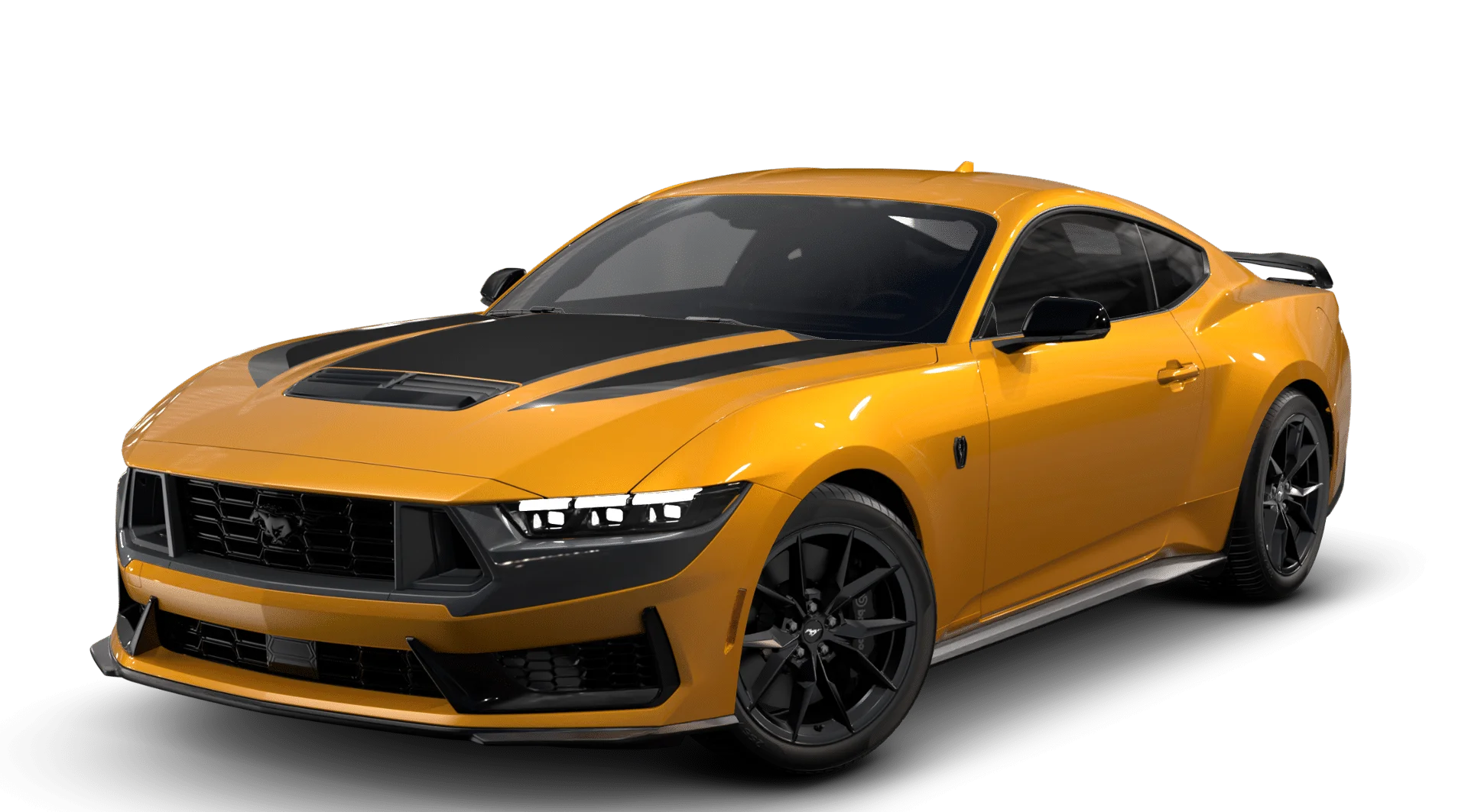 New 2026 Orange Fury Metallic Tri-coat Ford Dark Horse® Premium image 23
