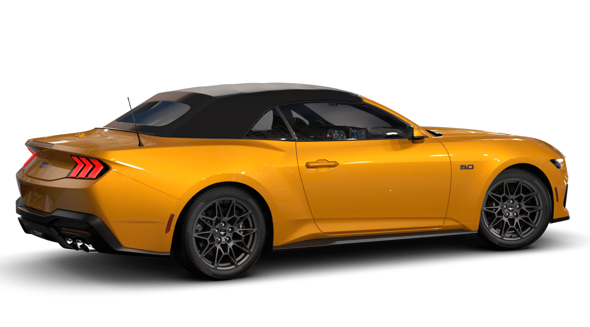 New 2026 Orange Fury Metallic Tri-coat Ford GT Premium Convertible image 25