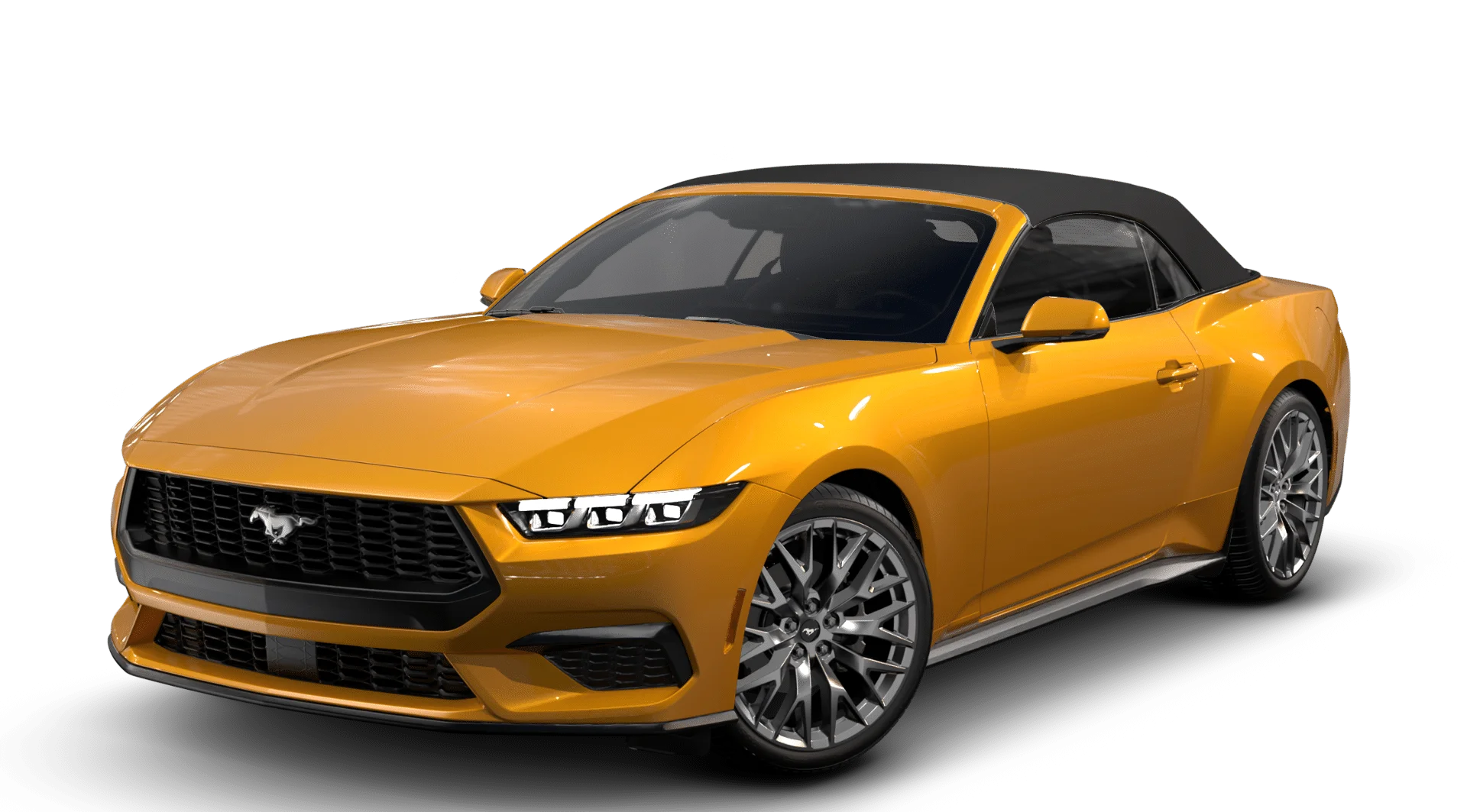 New 2026 Orange Fury Metallic Tri-coat Ford EcoBoost® Premium Convertible image 43