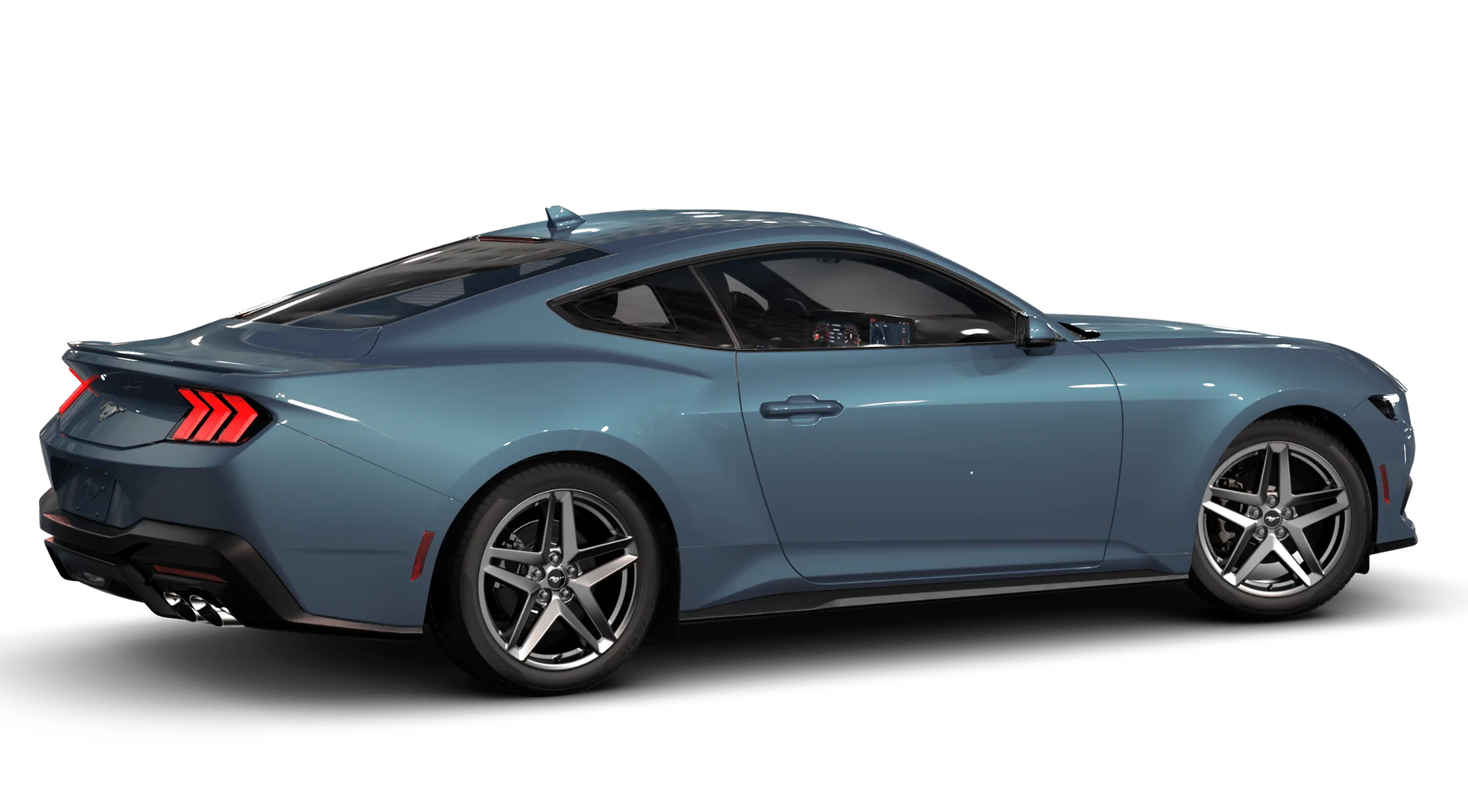 New 2026 Vapor Blue Metallic Ford EcoBoost Premium image 47