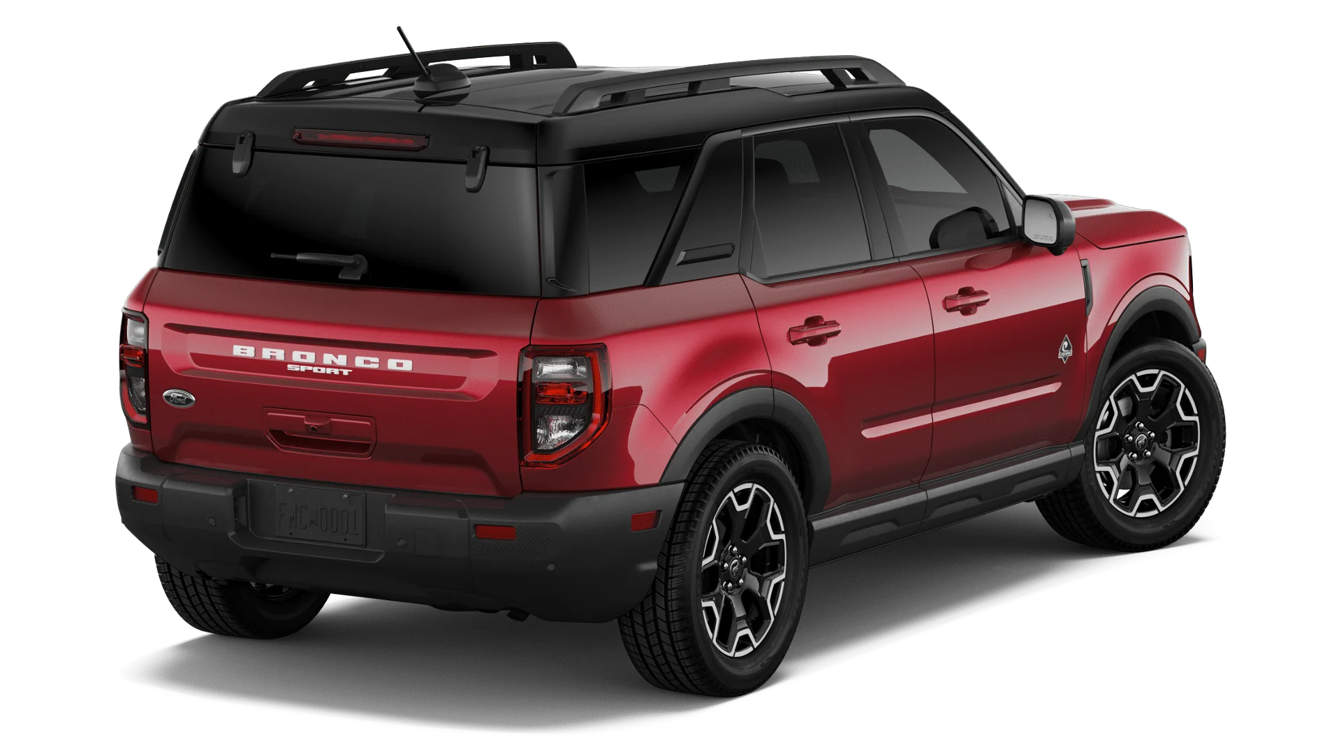 New 2026 Ruby Red Metallic Tinted Clearcoat Ford Outer Banks® image 3