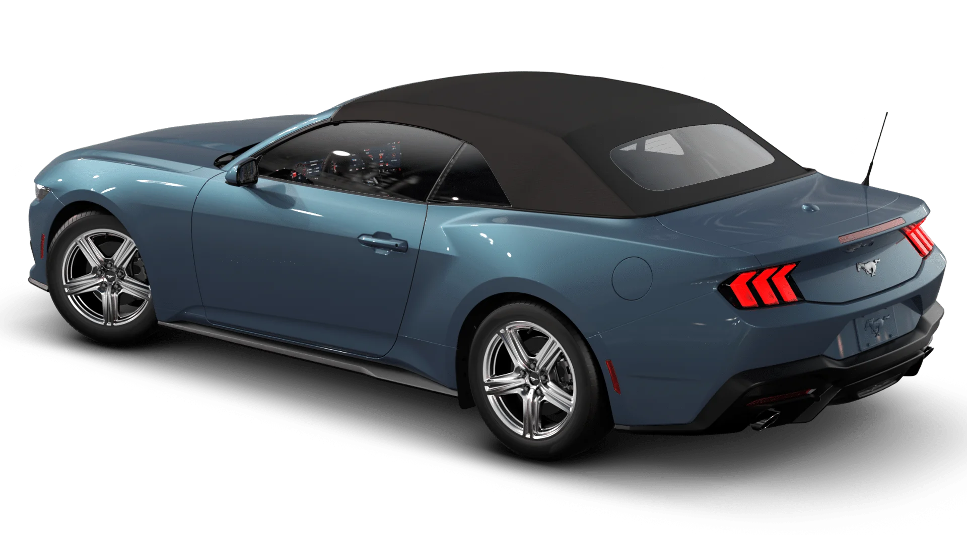 New 2026 Vapor Blue Metallic Ford EcoBoost® Convertible image 2