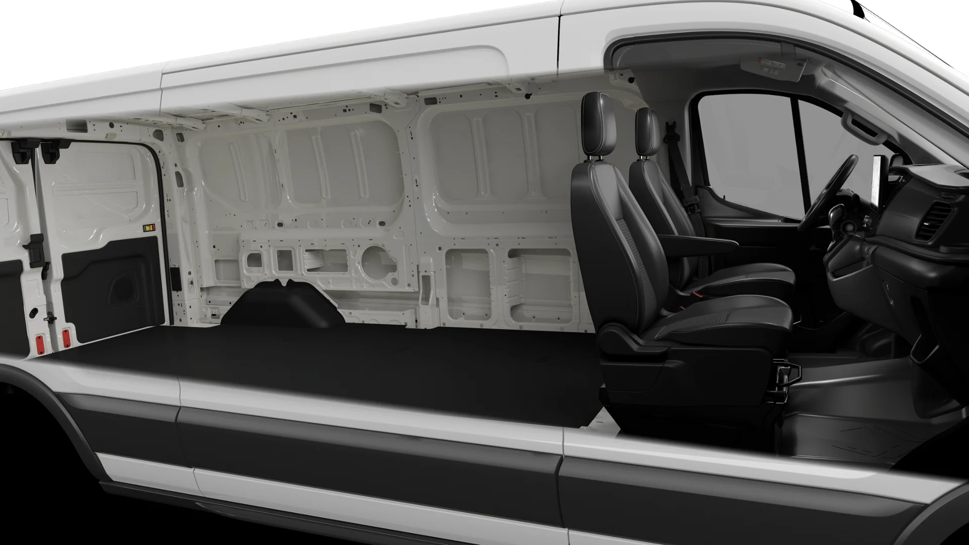 New 2027 Oxford White Ford Low Roof Cargo Van image 48