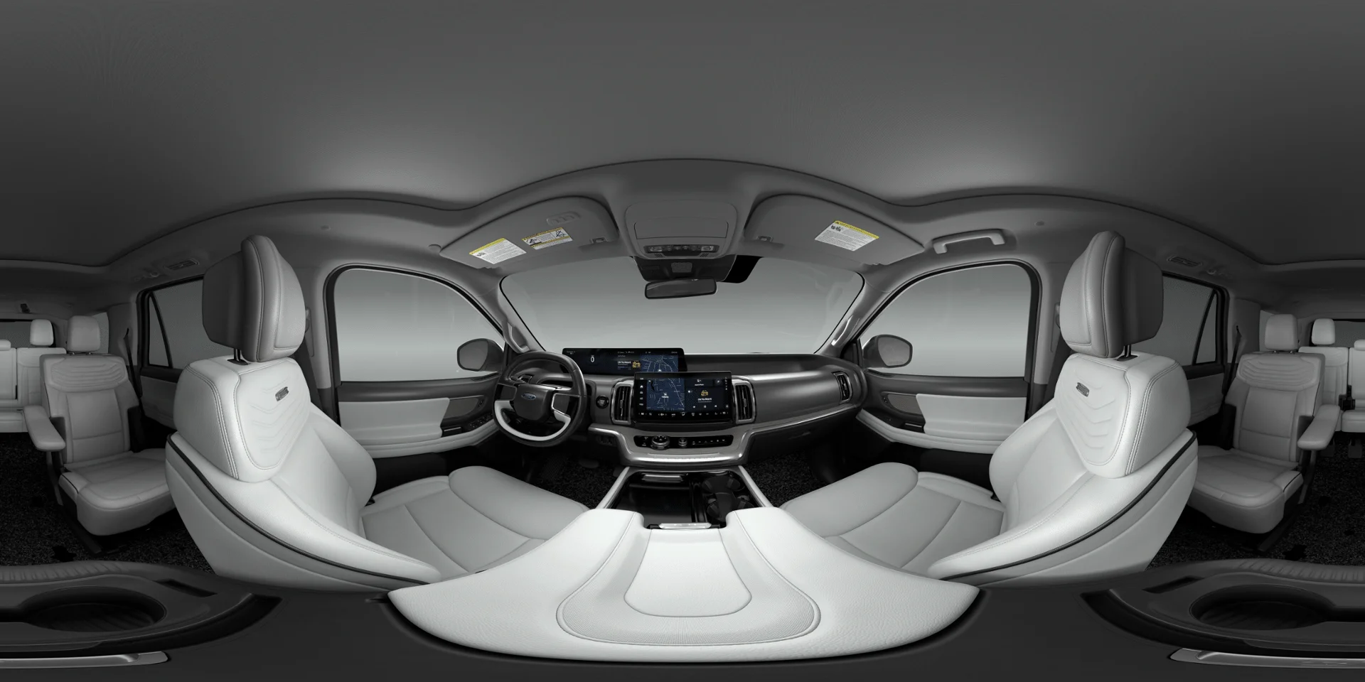 New 2027 Star White Metallic Tri-Coat Ford Platinum image 8