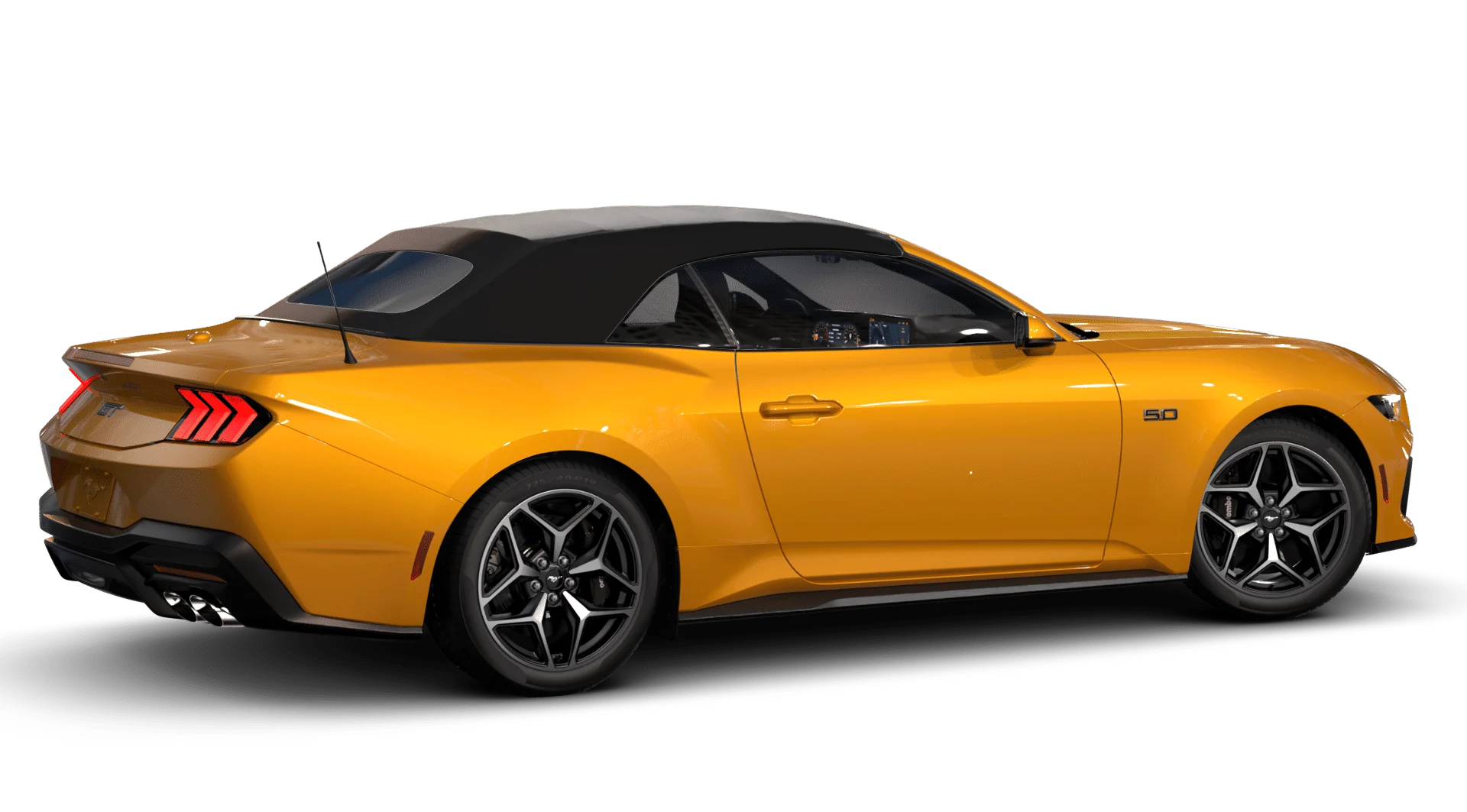 New 2026 Orange Fury Metallic Tri-coat Ford GT Premium Convertible image 25