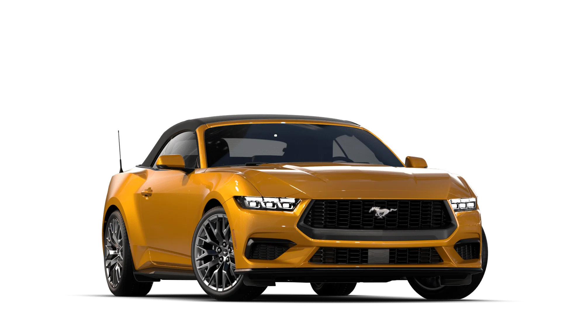 New 2026 Orange Fury Metallic Tri-coat Ford EcoBoost® Premium Convertible image 46