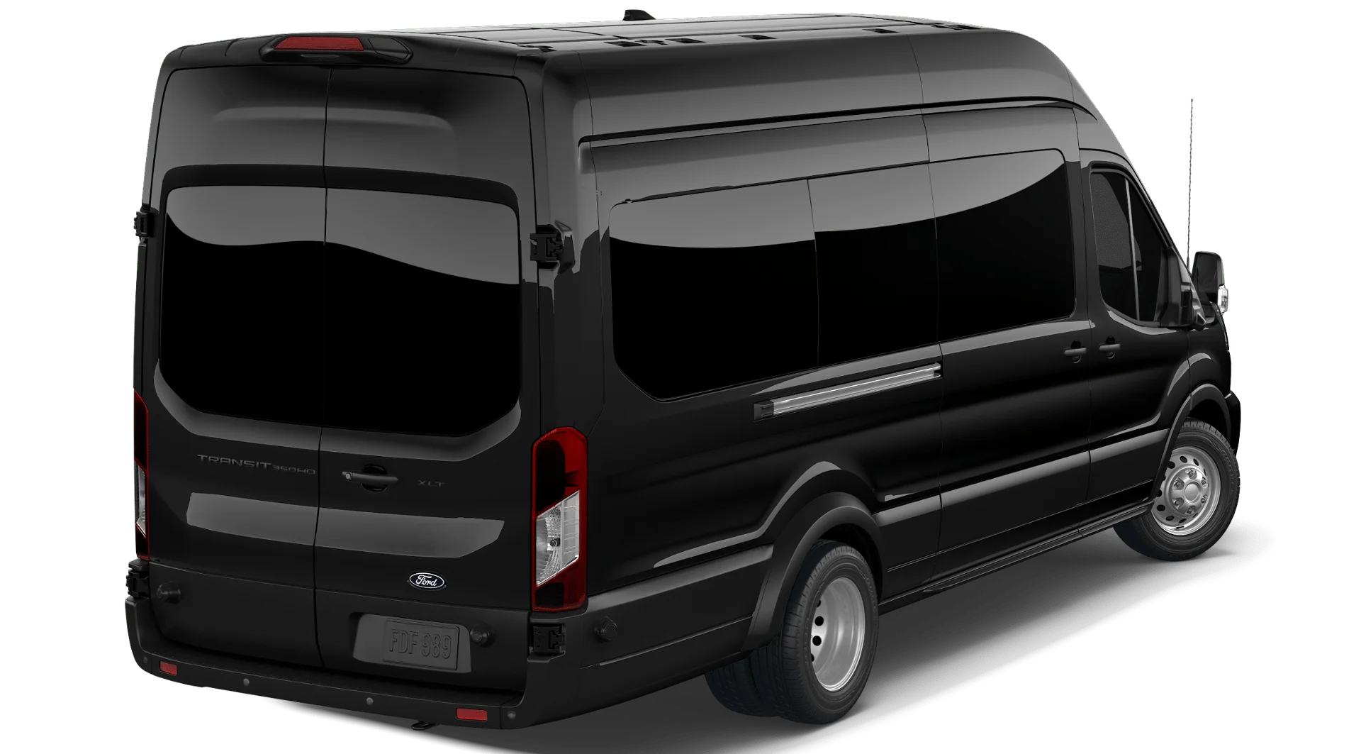 New 2026 Agate Black Metallic Ford Passenger Van XLT image 3